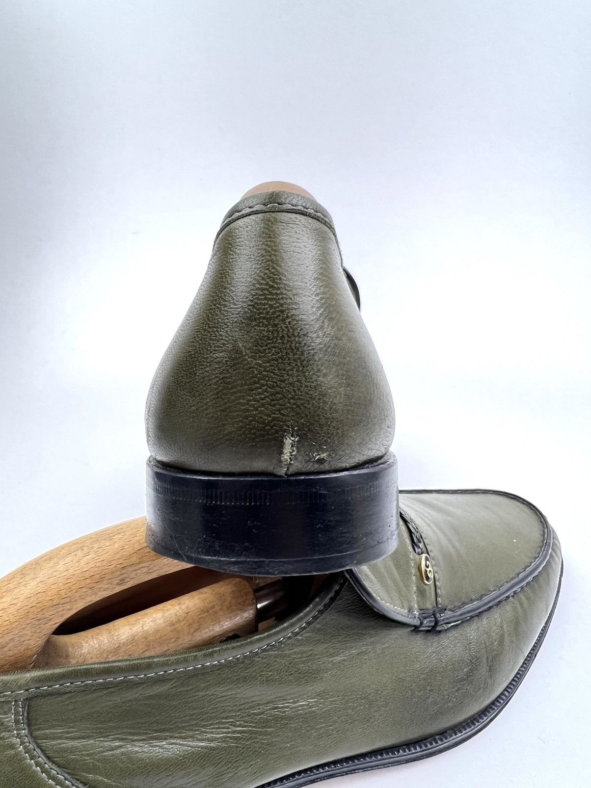 Grenson GRENSON Loafers Leather Shoes Made in England Green Men’s Size US 7 / EU 40 - 16 Thumbnail