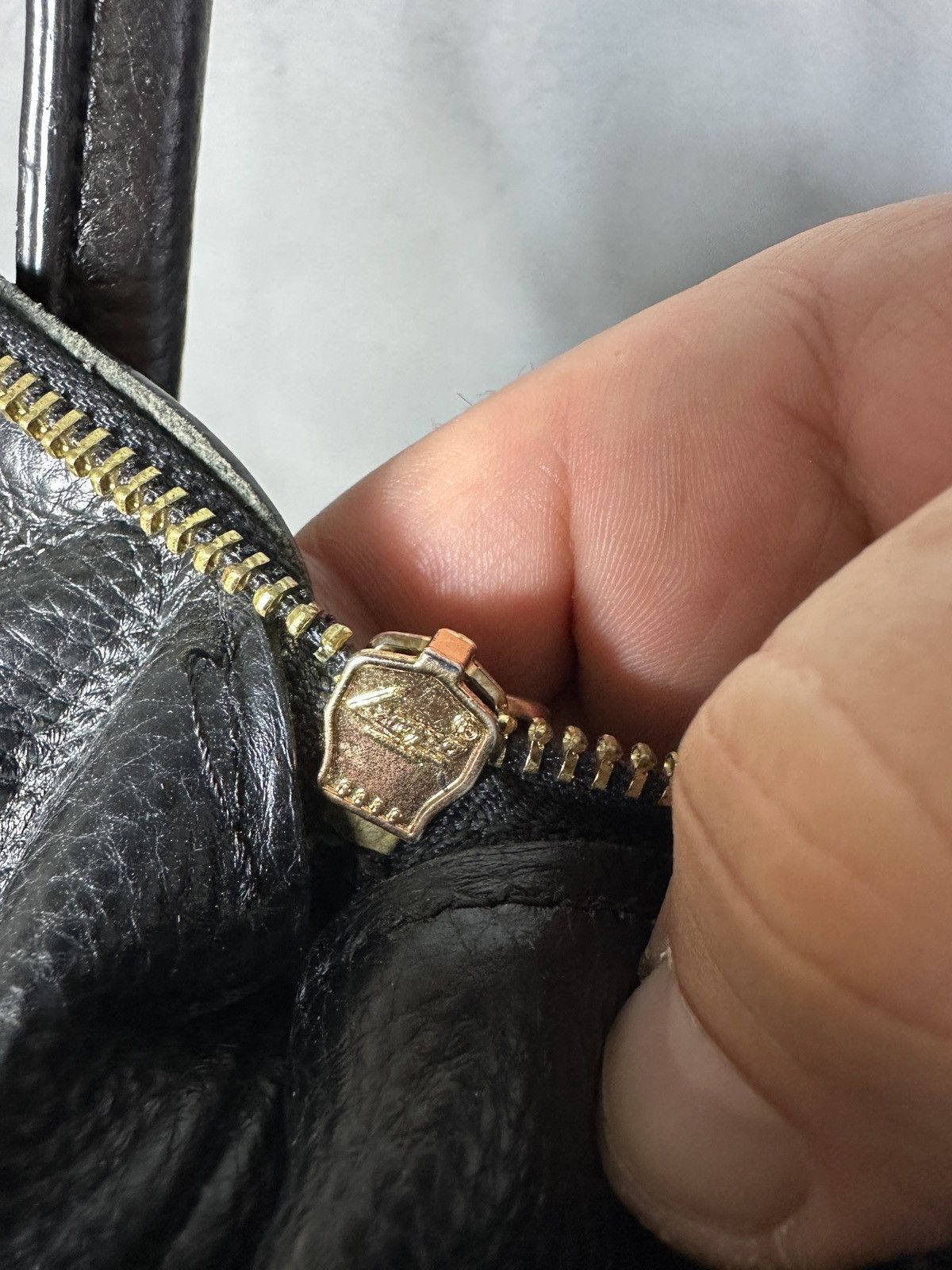 Designer × Prada Prada Black Vitello Daino Leather Sacca 2 Manici Hobo Bag Size ONE SIZE - 10 Thumbnail