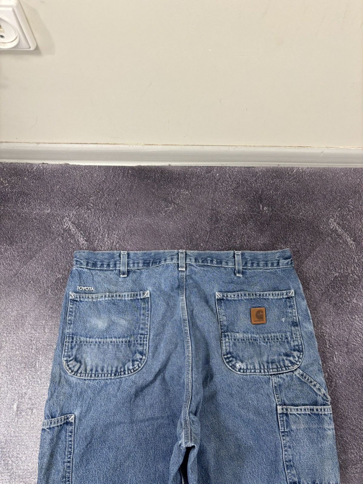 Carhartt Vintage Carhartt Loose Original Fit Hype Denim Baggy Jeans Size US 38 / EU 54 - 7 Thumbnail