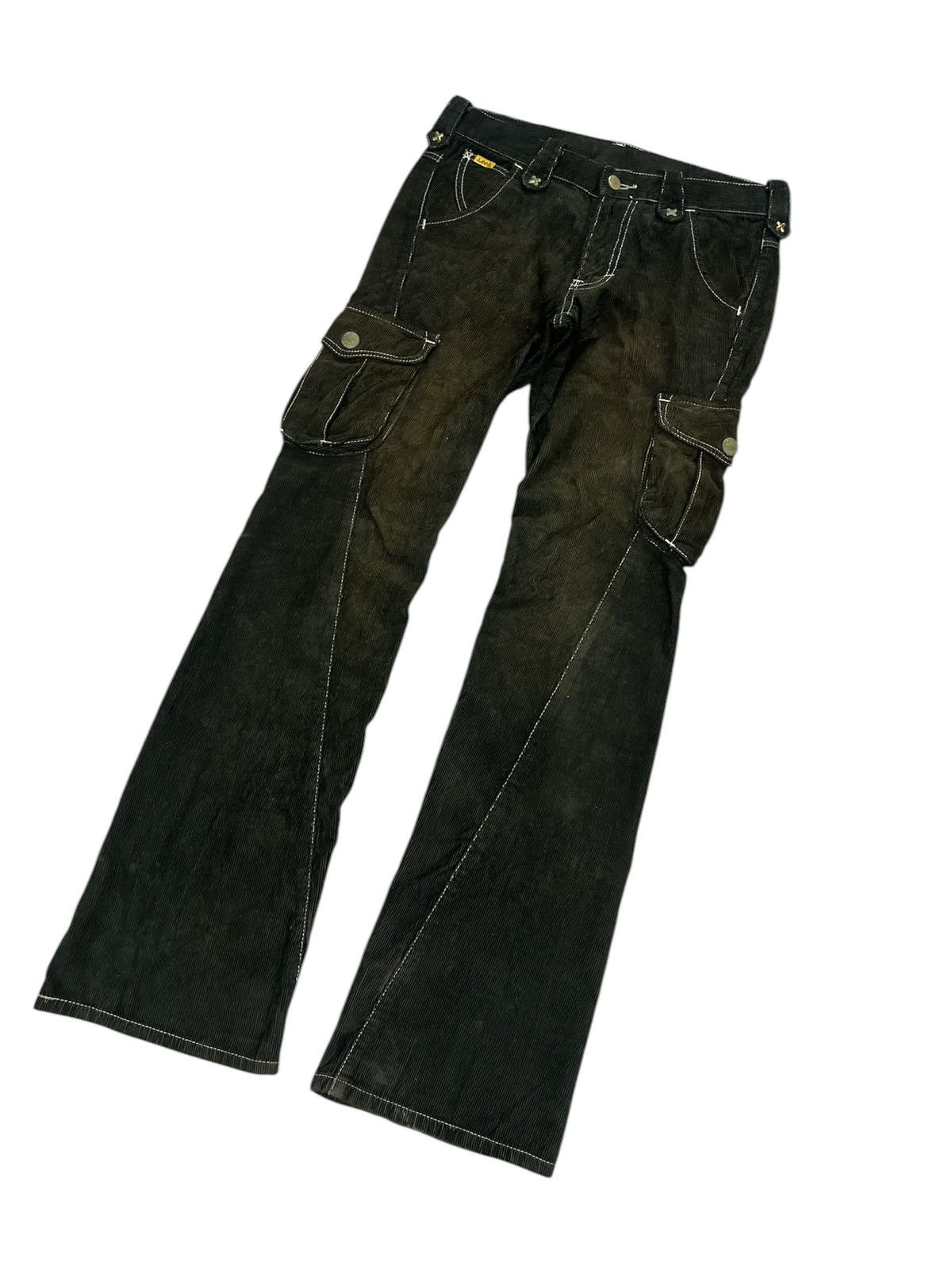 If Six Was Nine × Vintage FLARED🔥VINTAGE LEE RIDER FADED TWIST PANT Size US 30 / EU 46 - 5 Thumbnail