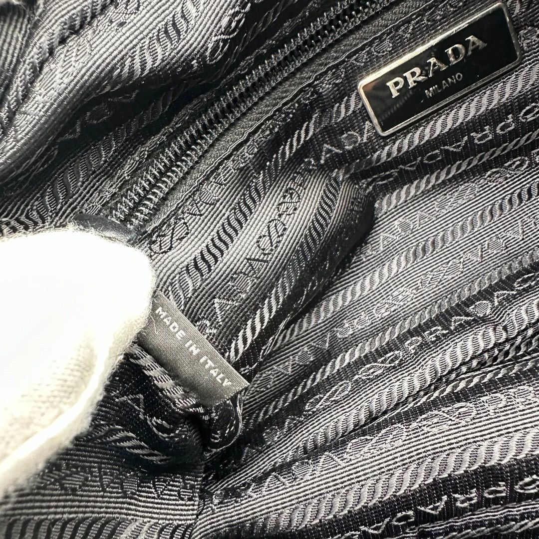 Prada Prada Shoulderbag Rockstar Studded AW18 nylon black Size ONE SIZE - 17 Thumbnail