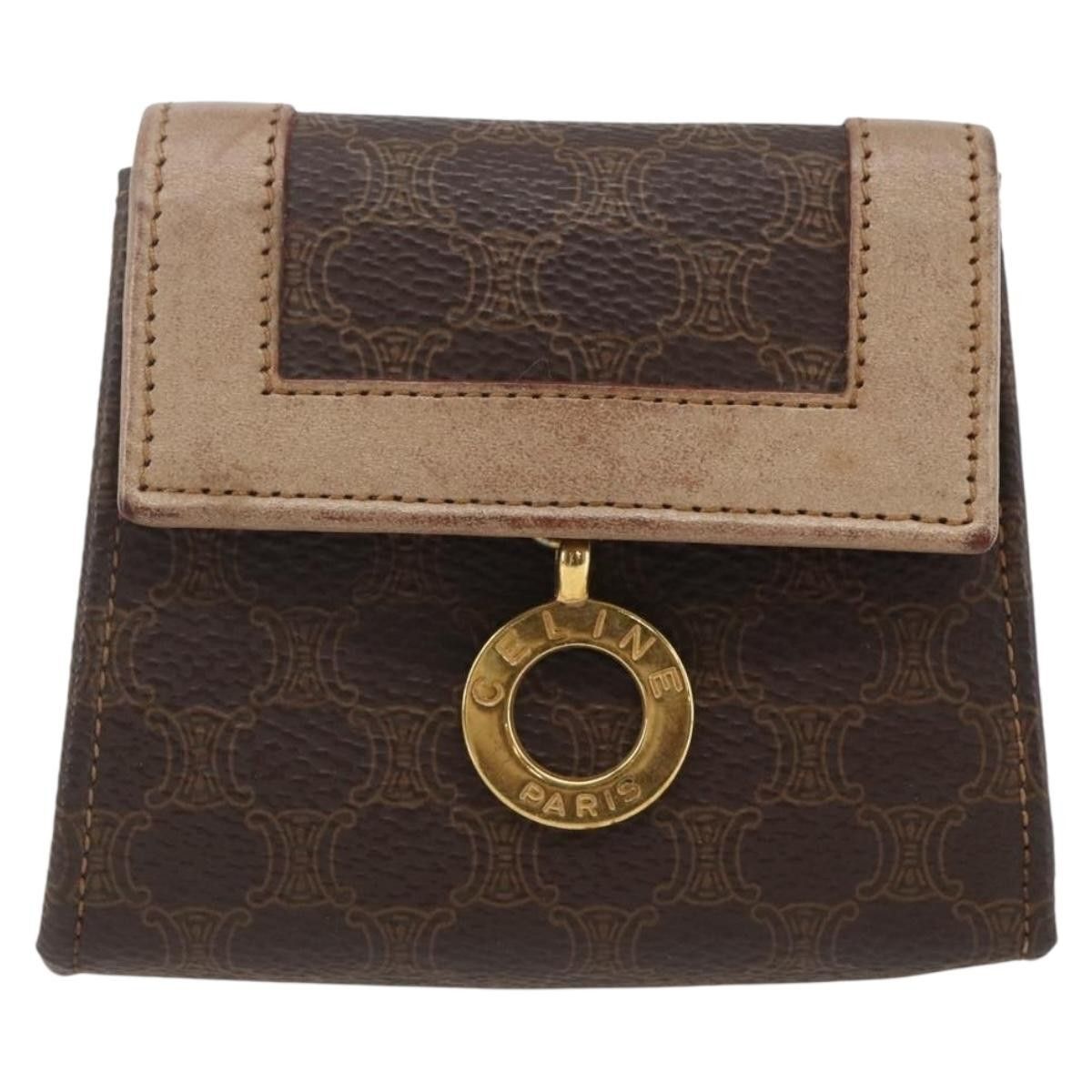 Celine Celine Vintage Macadam Canvas and Leather Size ONE SIZE - 1 Thumbnail