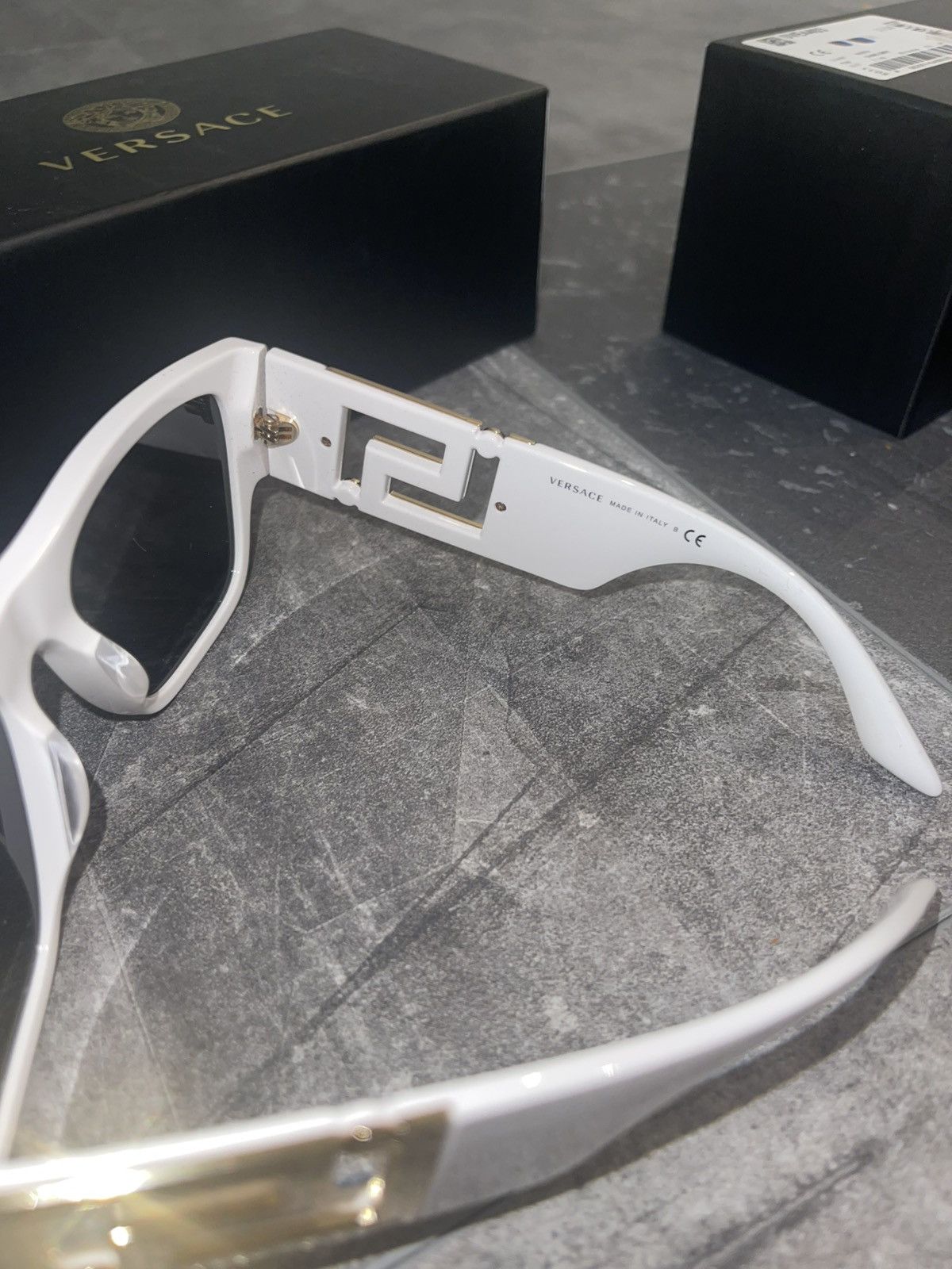 Versace Versace white gold unisex shades Full Set Size ONE SIZE - 13 Thumbnail