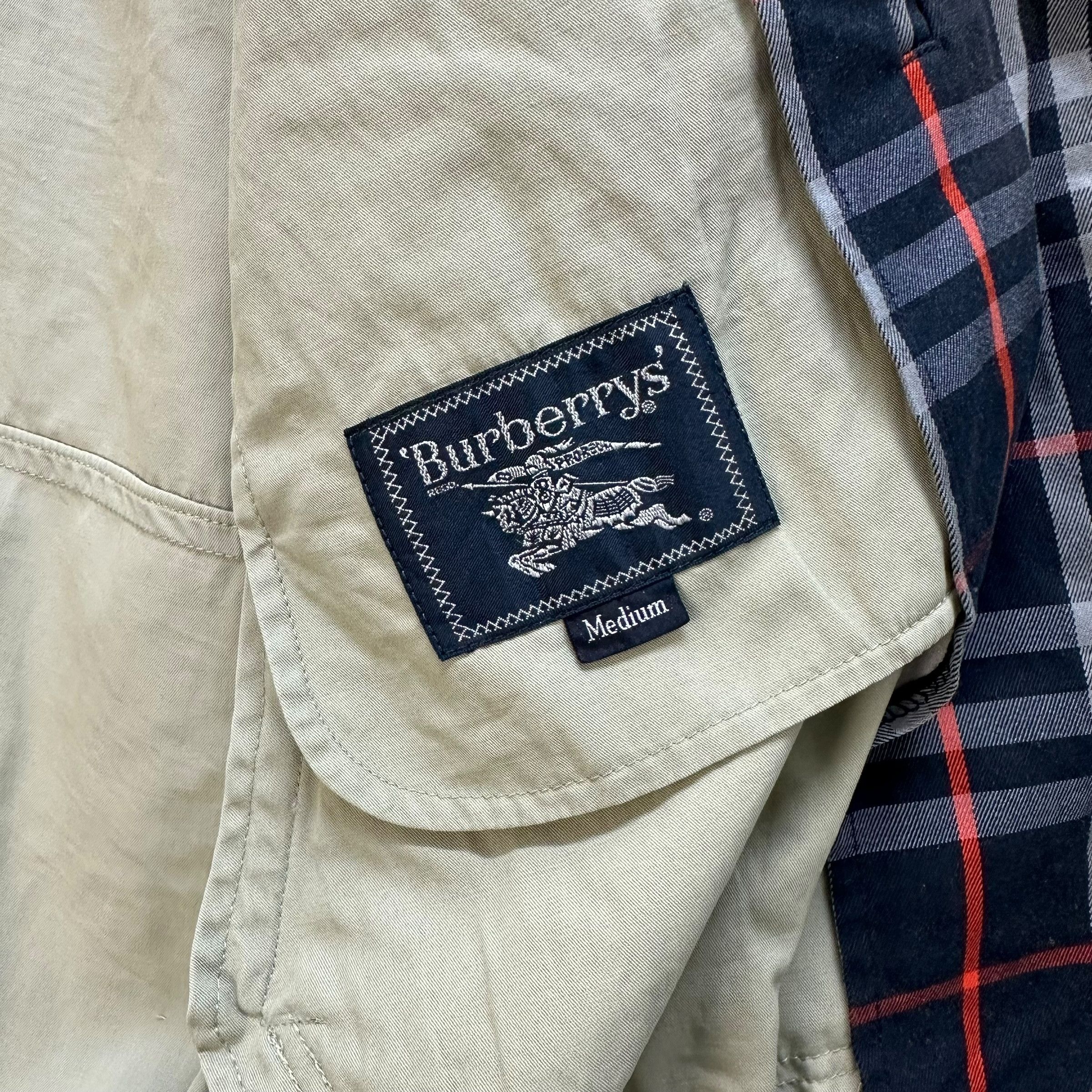Burberry 90's BURBERRYS Embroidery Small Logo Casual Jacket #1506-A62 Size US M / EU 48-50 / 2 - 12 Thumbnail