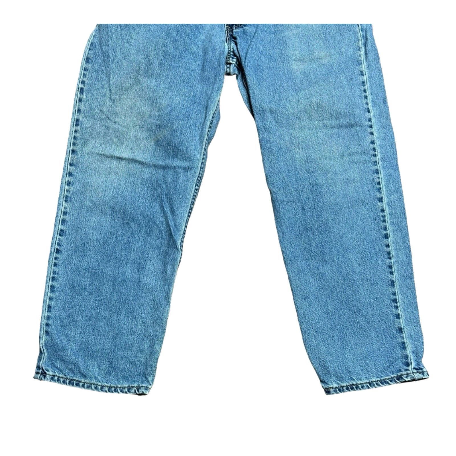 Levi's VINTAGE Levi's 550 Relaxed Fit Jeans Pants Men's Sz 36x30 Made in USA 90's Blue Size US 36 / EU 52 - 4 Thumbnail