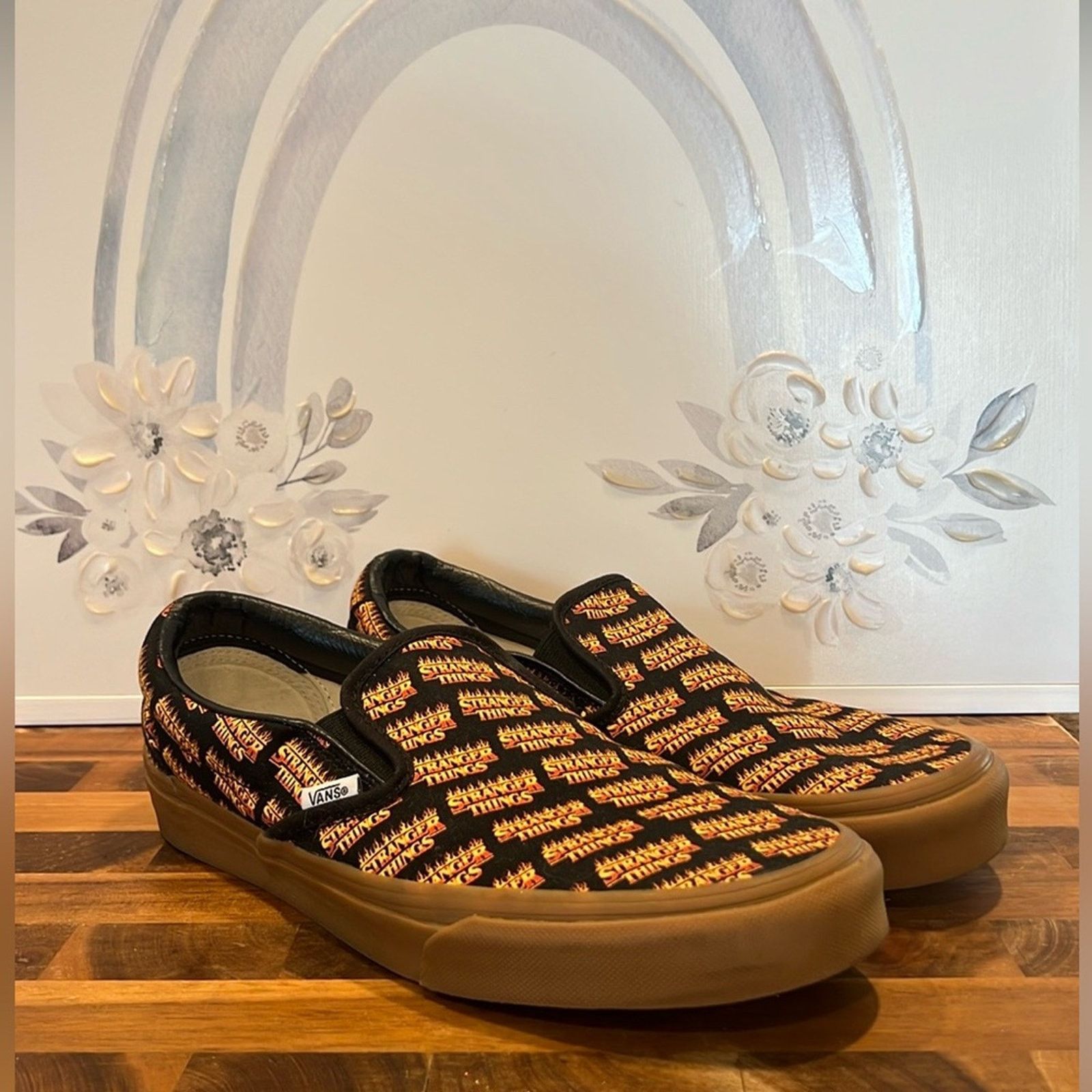 Vans Vans x Stranger Things Customs Slip On Sneakers Size US 10 / IT 40 - 10 Thumbnail