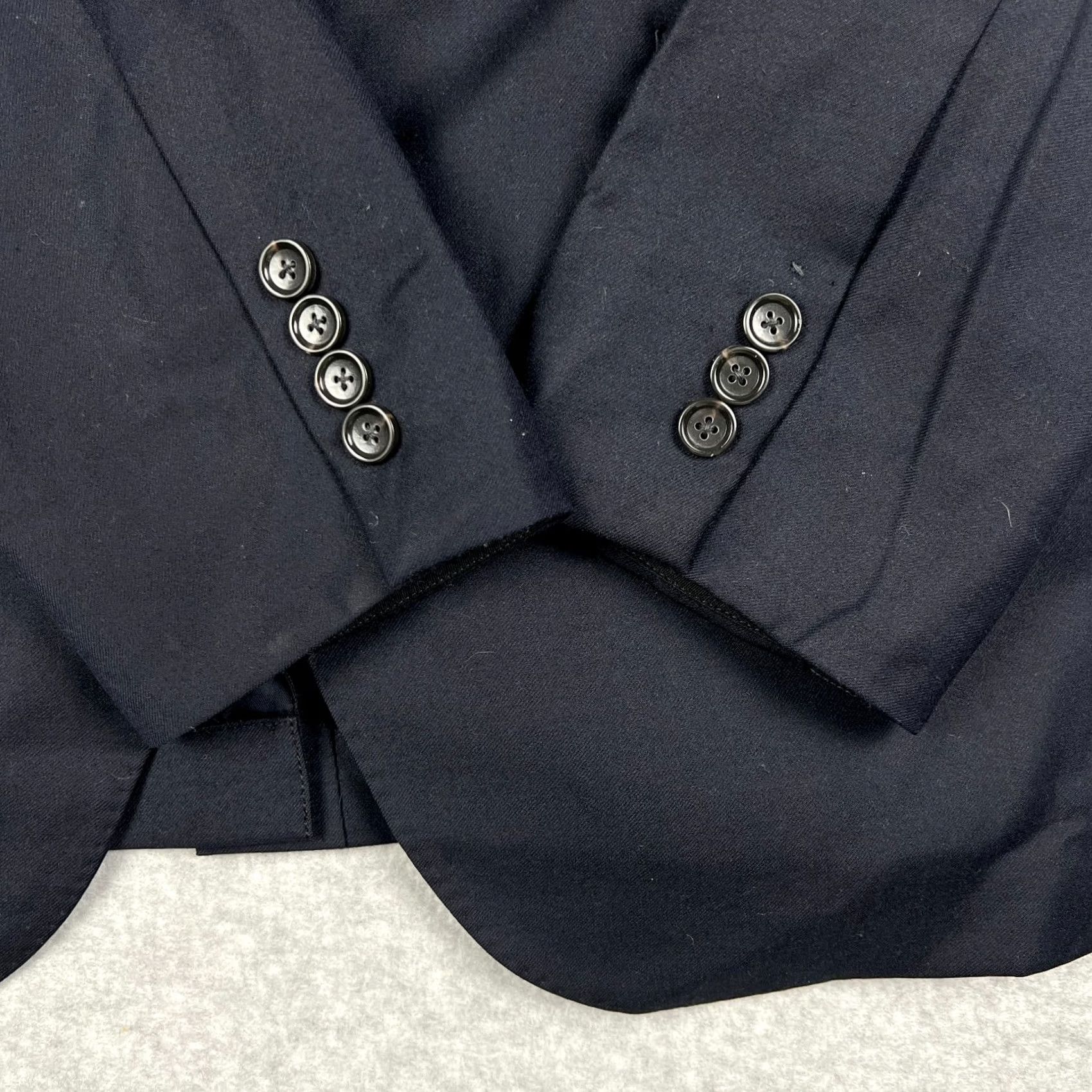 J.Crew J Crew Ludlow Loro Piana Wool Sport Coat Blazer 44L Mens Blue Suit Jacket Size 44R - 6 Thumbnail