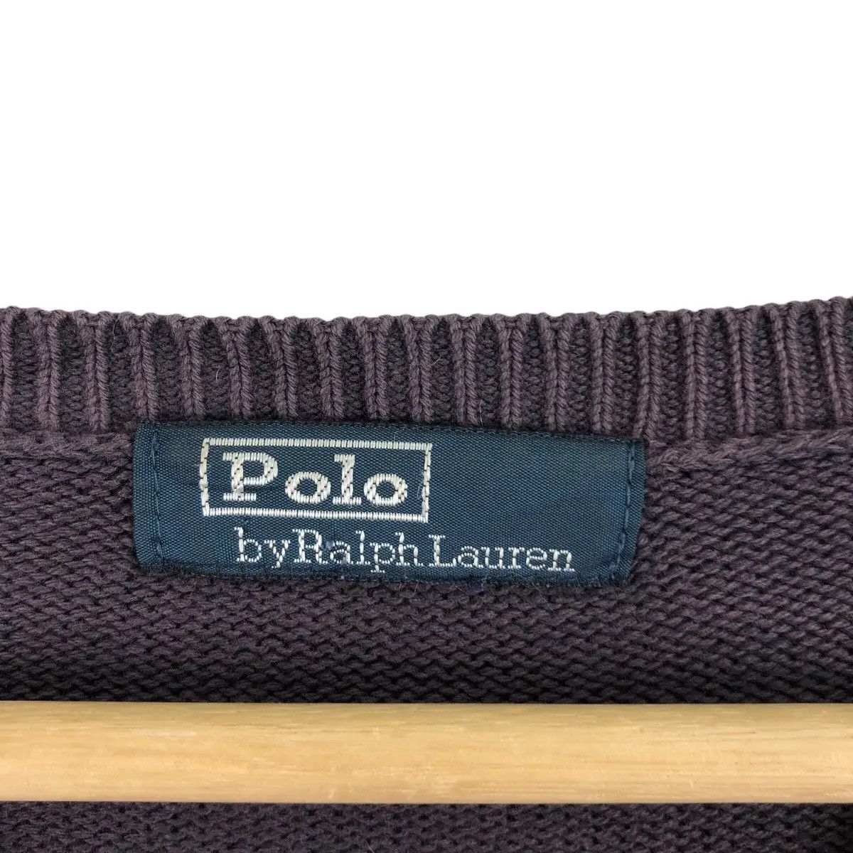 Polo Ralph Lauren Vtg POLO RALPH LAUREN Small Pony V Neck Knitwear Sweatshirt Size L / US 10 / IT 46 - 7 Thumbnail