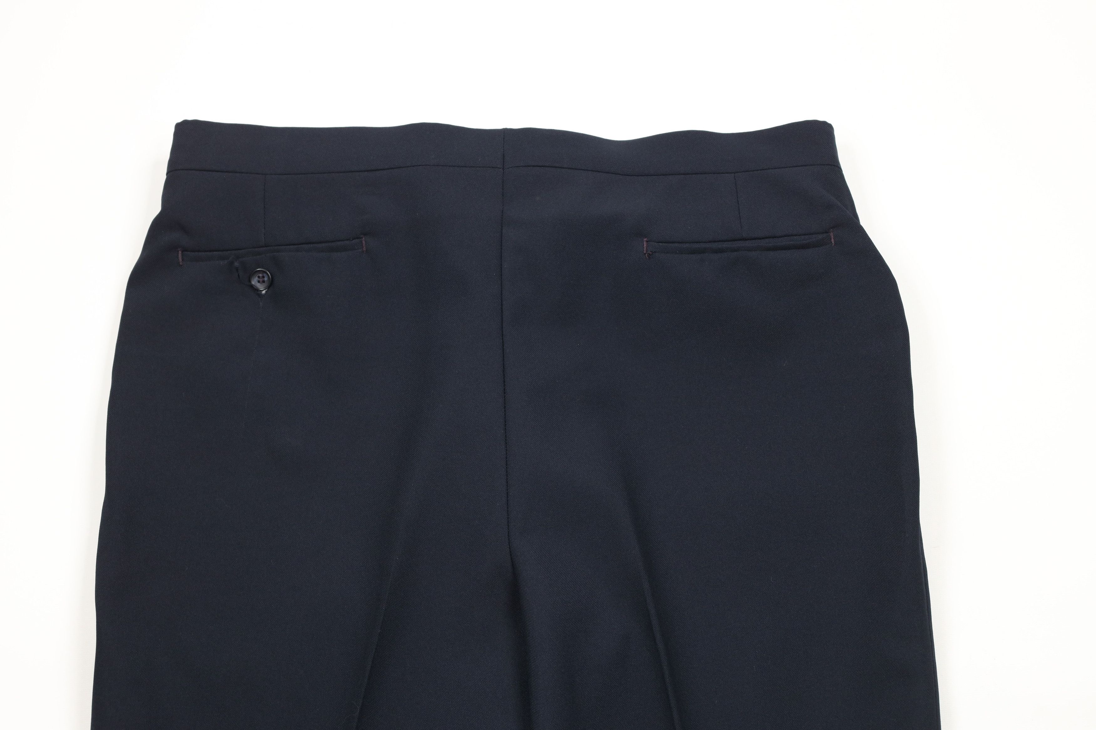 Vintage Vintage 70s Streetwear Wide Leg Chino Pants Navy Blue USA Size US 36 / EU 52 - 9 Thumbnail