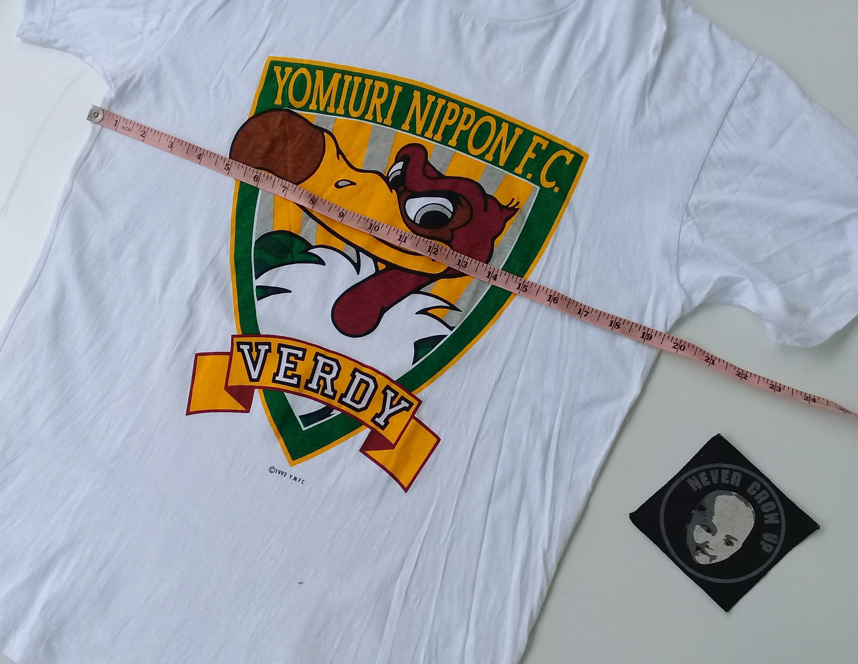Japanese Brand 90s Yomiuri Nippon FC Verdy Tshirt Size US M / EU 48-50 / 2 - 10 Thumbnail