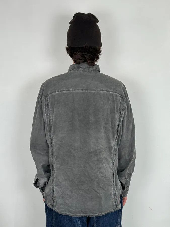 Dirk Bikkembergs AW2010 Dirk Bikkembergs Grey Washed Pleats Shirt Size US L / EU 52-54 / 3 - 3 Thumbnail