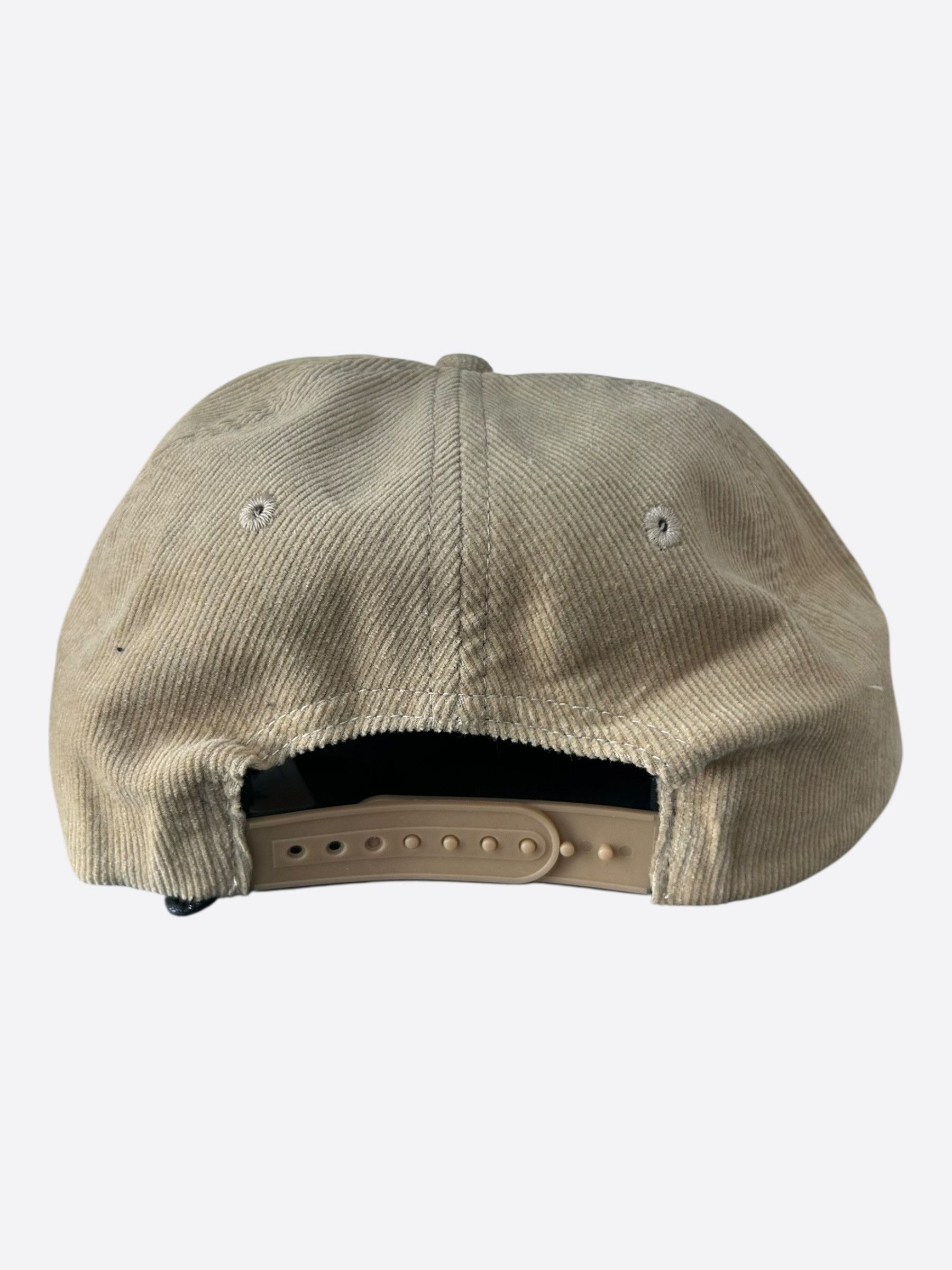Gallery Dept. Beige & Multicolor Chateau Josue Embroidered Corduroy Hat Size ONE SIZE - 3 Thumbnail