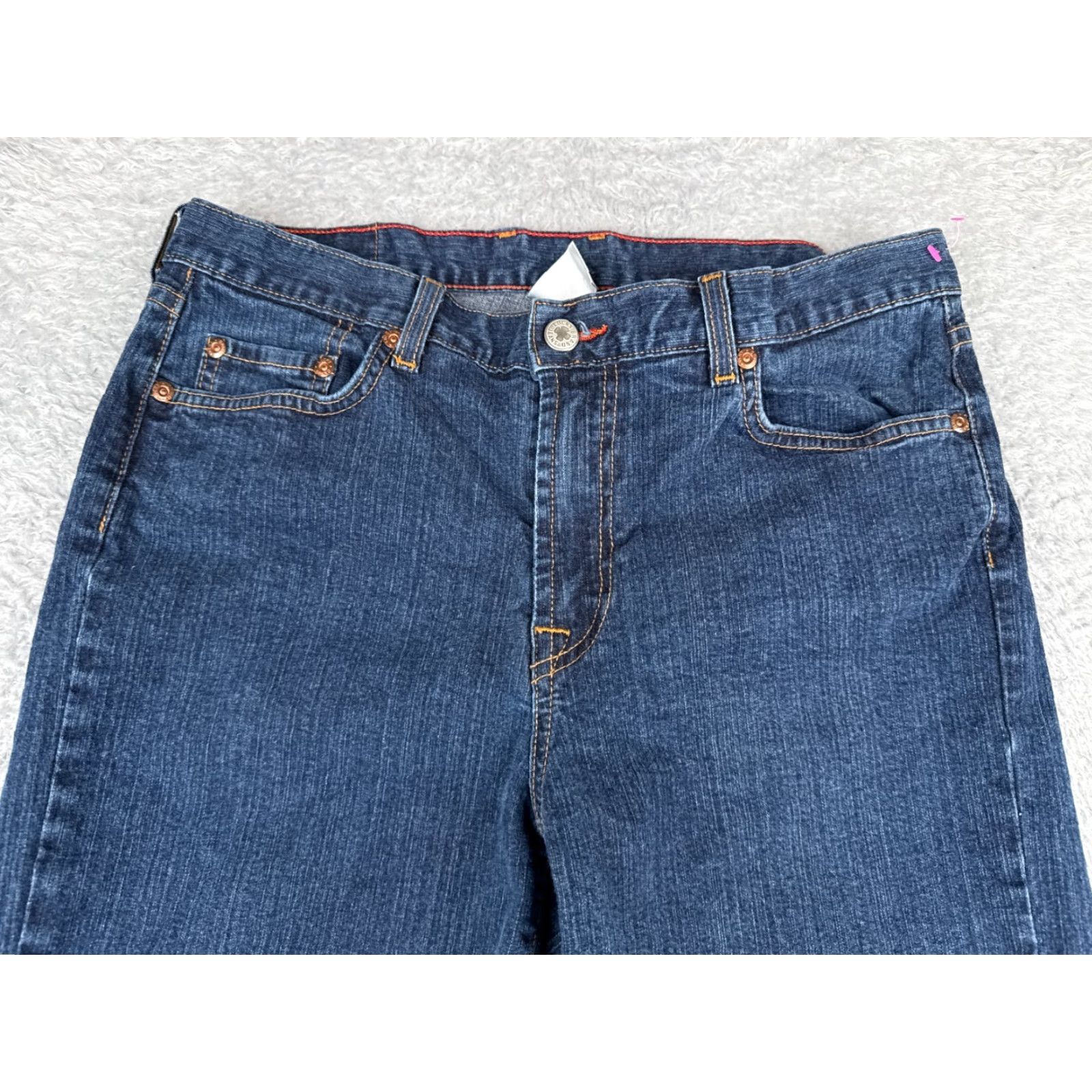Lucky Brand VINTAGE Lucky Brand Jeans Womens 14 Blue Denim Bootcut Mid Rise 30x30 Comfort USA 5-Pocket Womens Jeans Size 36" / US 14 / IT 50 - 4 Thumbnail