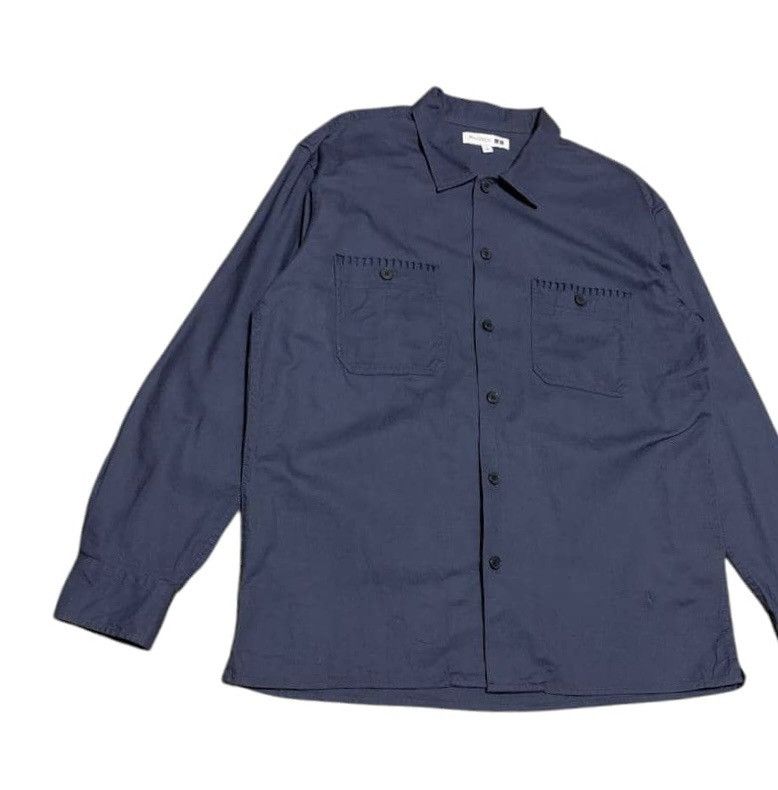 Japanese Brand Uniqlo JW Anderson Flannel Shirt Button Ups Nice Design Size US M / EU 48-50 / 2 - 2 Thumbnail
