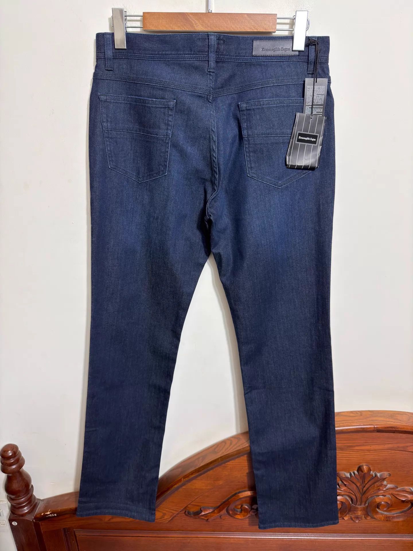 Ermenegildo Zegna Ermenegildo Zegna Straight Indigo Jeans 31/32/33 Size US 33 - 2 Thumbnail