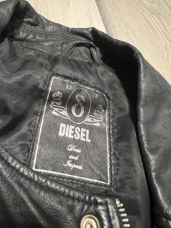 Diesel biker jacket Diesel XS lamb skin Size XS / US 0-2 / IT 36-38 - 4 Thumbnail