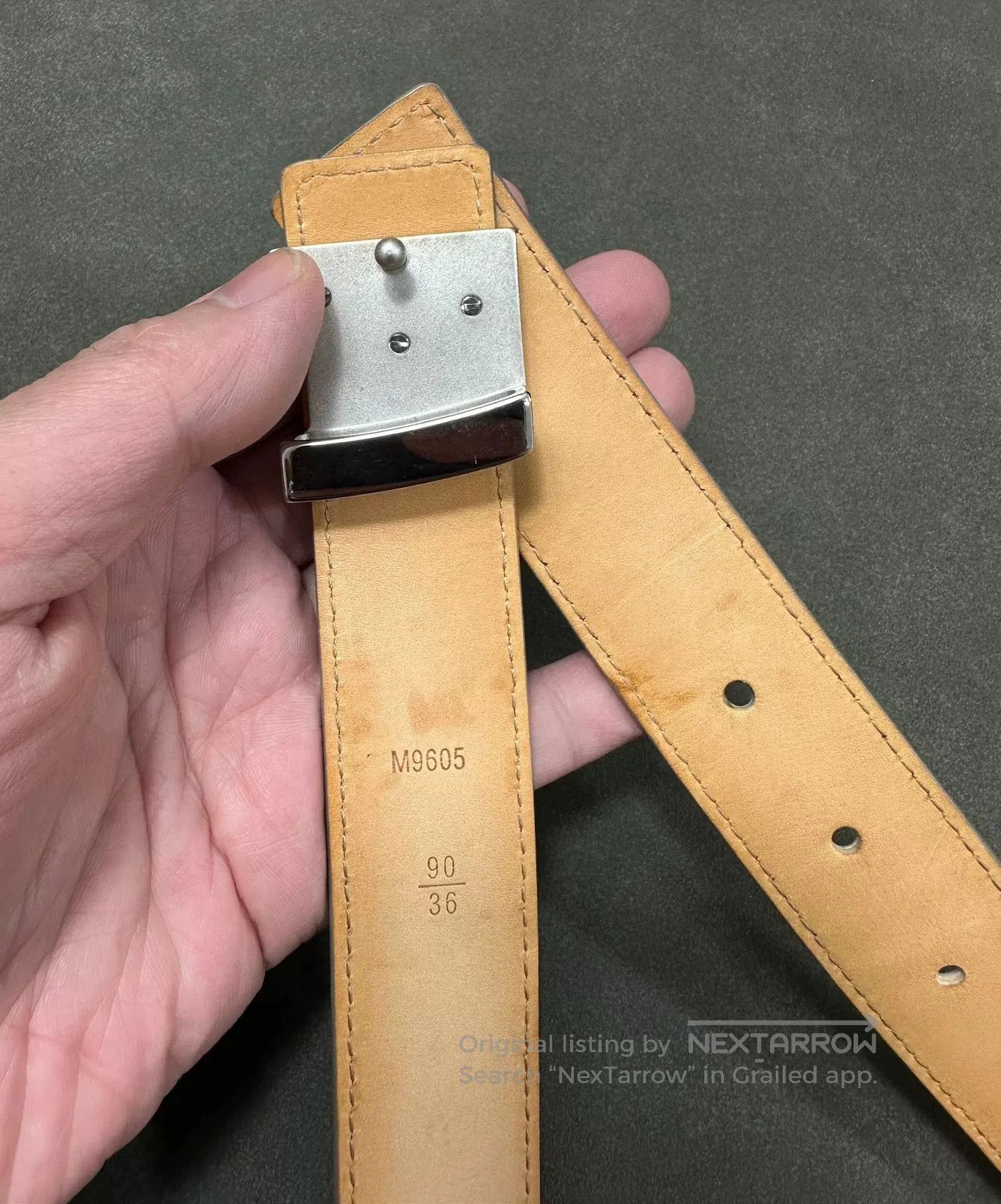 Louis Vuitton Louis Vuitton White Water Ripple Belt. Size ONE SIZE - 7 Thumbnail