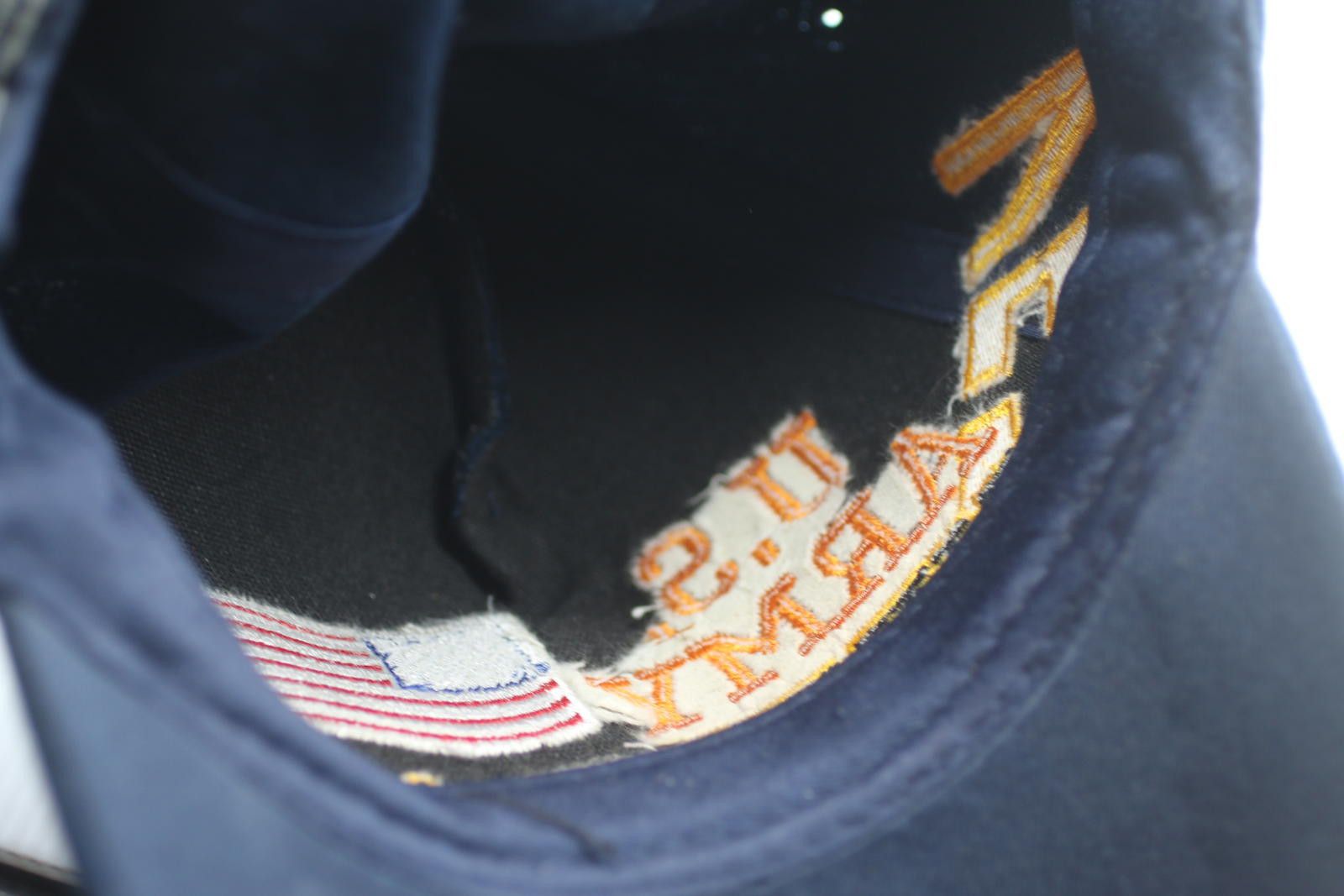 The Unbranded Brand U.S. Army Veteran Embroidered Navy Blue Cap Size ONE SIZE - 6 Thumbnail