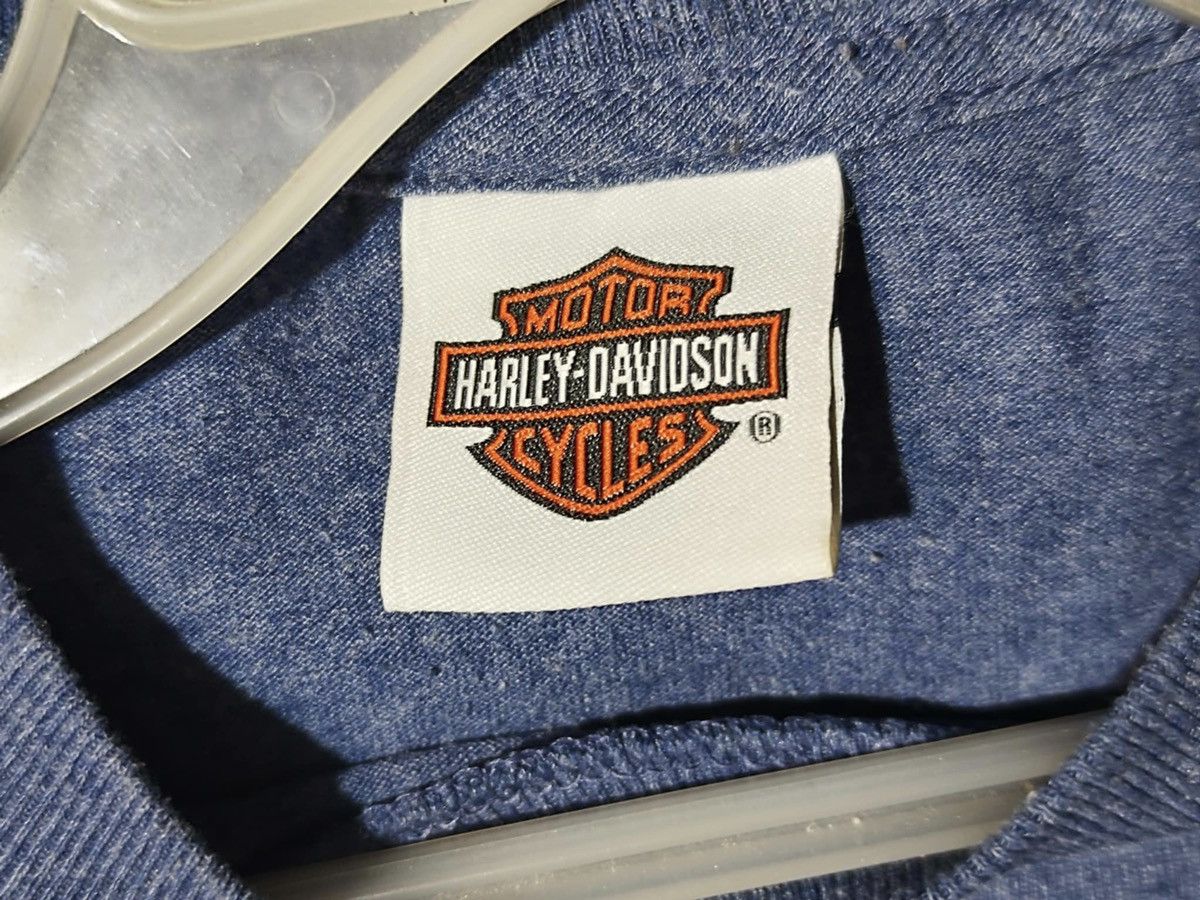Harley Davidson × Vintage Vintage Harley Davidson blue T-shirt size XL Size US XL / EU 56 / 4 - 3 Thumbnail