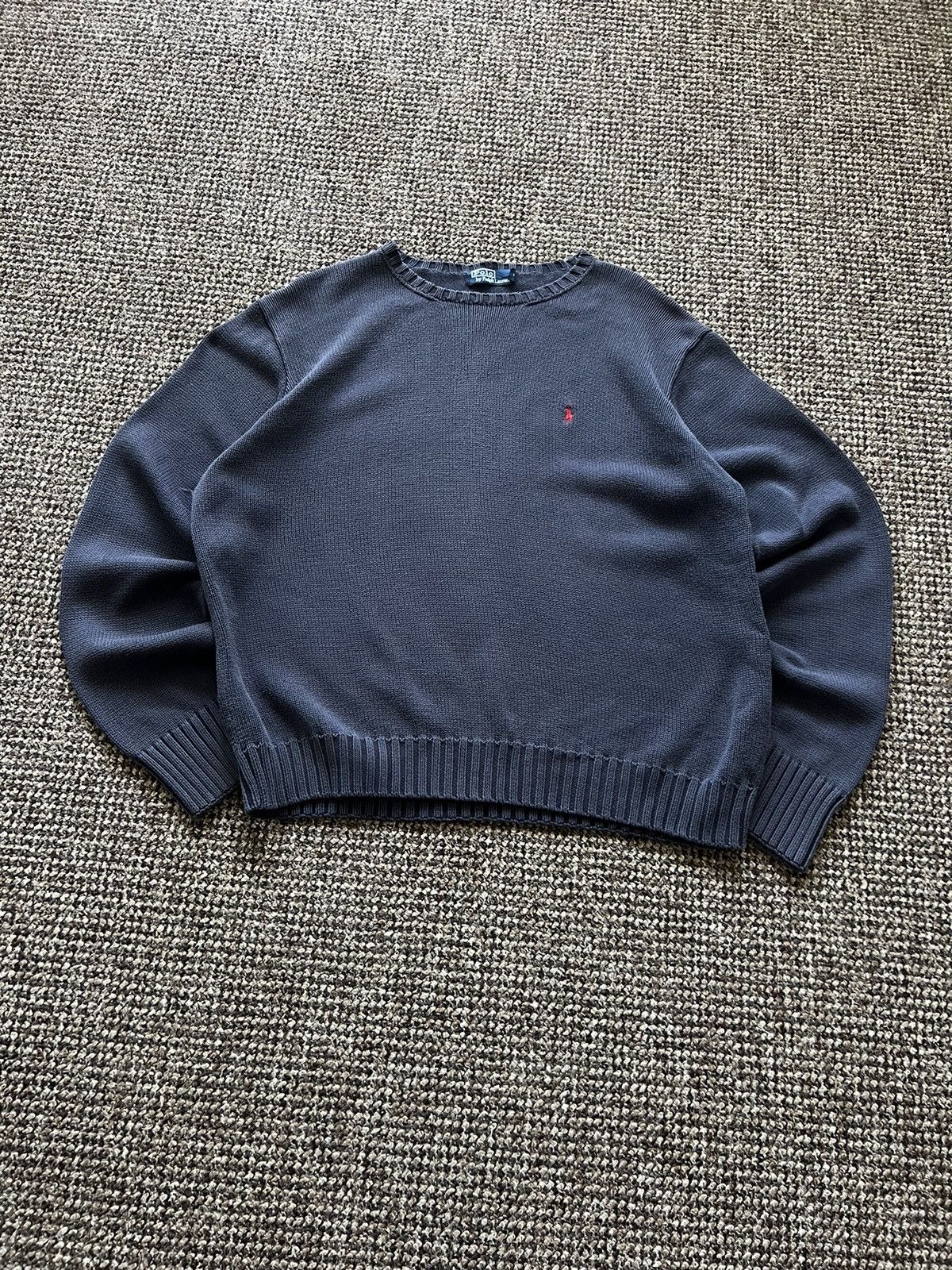 Polo Ralph Lauren × Vintage Crazy Vintage 00’s Small Logo Polo Ralph Lauren Sweater Size US XL / EU 56 / 4 - 8 Thumbnail