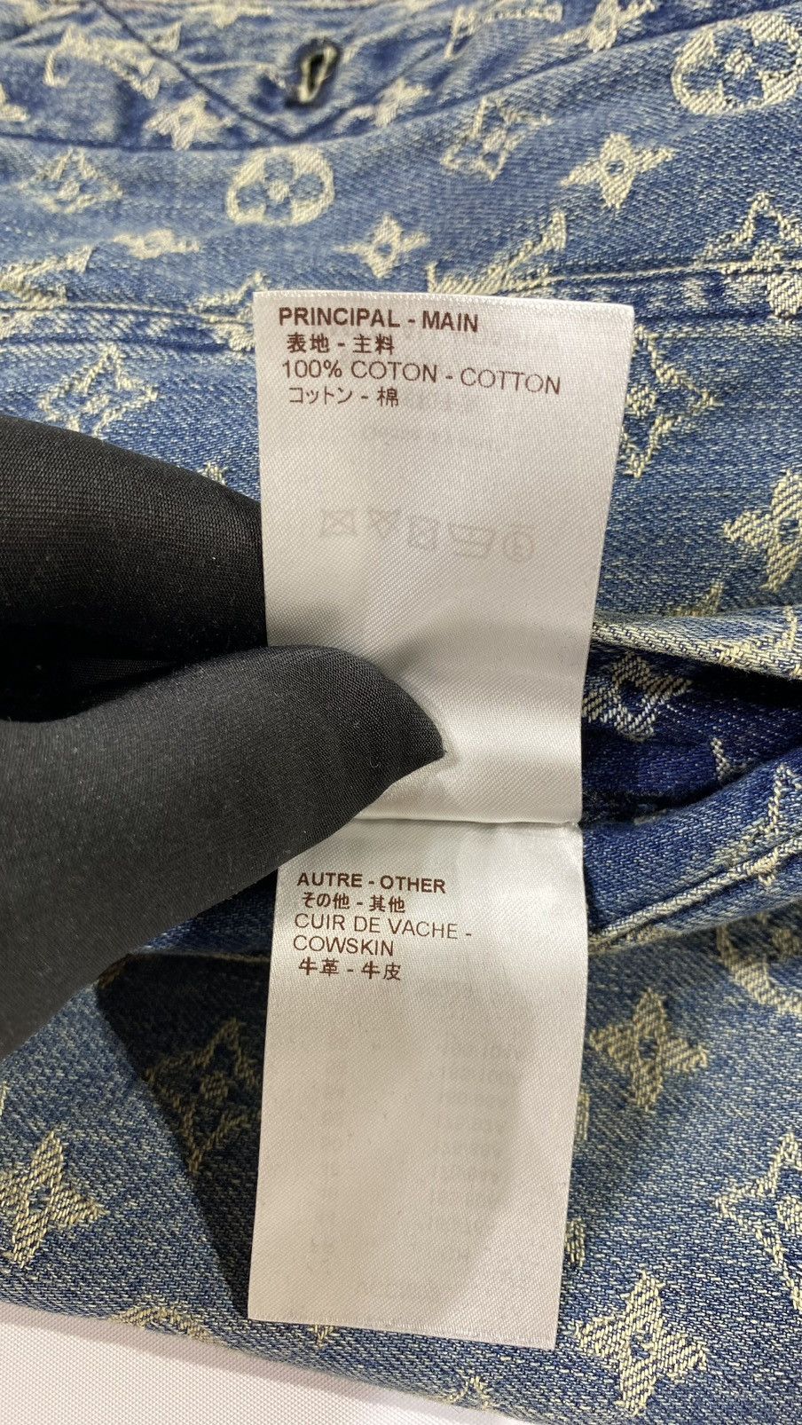 Louis Vuitton × Supreme Louis Vuitton X Supreme 54 Denim Jacket Blue Monogram Size US L / EU 52-54 / 3 - 21 Thumbnail