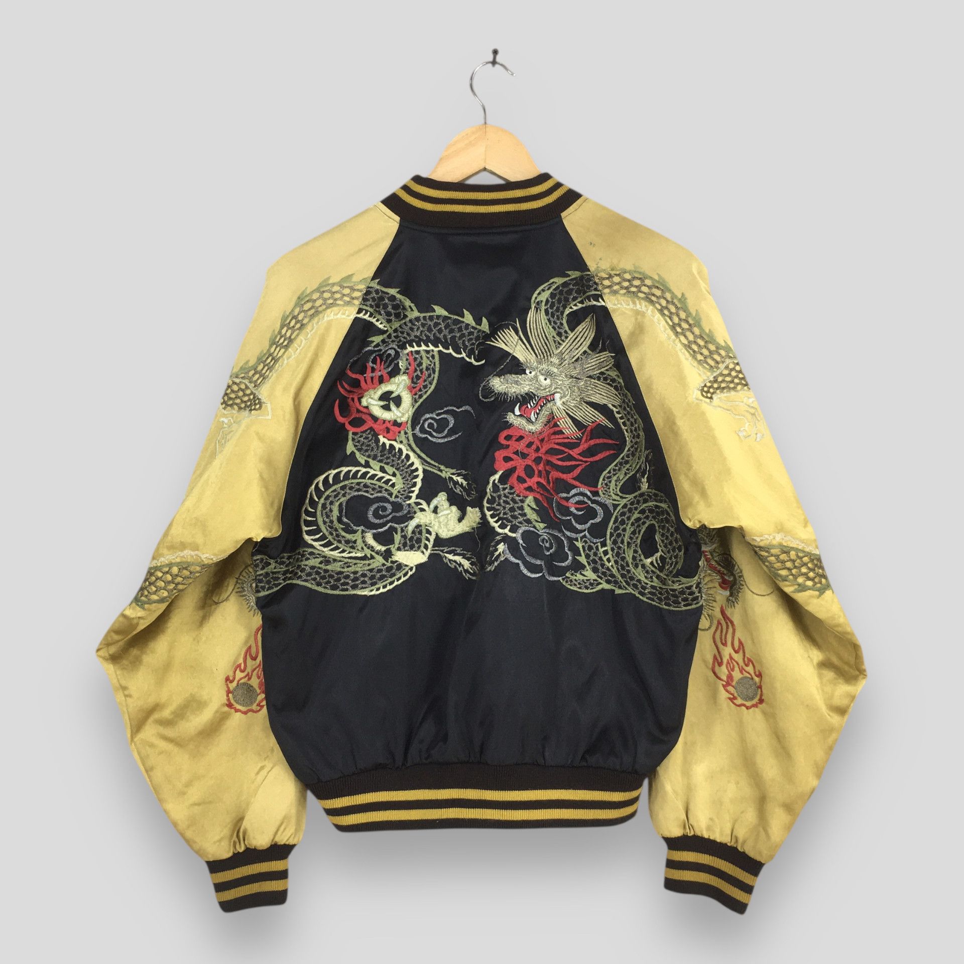 Japanese Brand Vintage 80s Sukajan Yokosuka Dragon Souvenir Jacket M Size US M / EU 48-50 / 2 - 7 Thumbnail