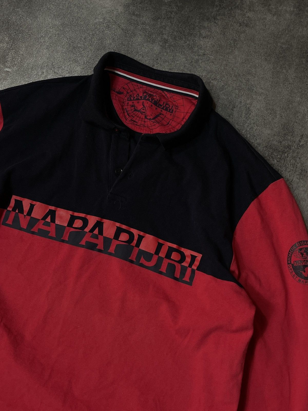 Napapijri Napapijri Vintage Y2K Tee Polo Longsleeve Rare Size US L / EU 52-54 / 3 - 2 Thumbnail