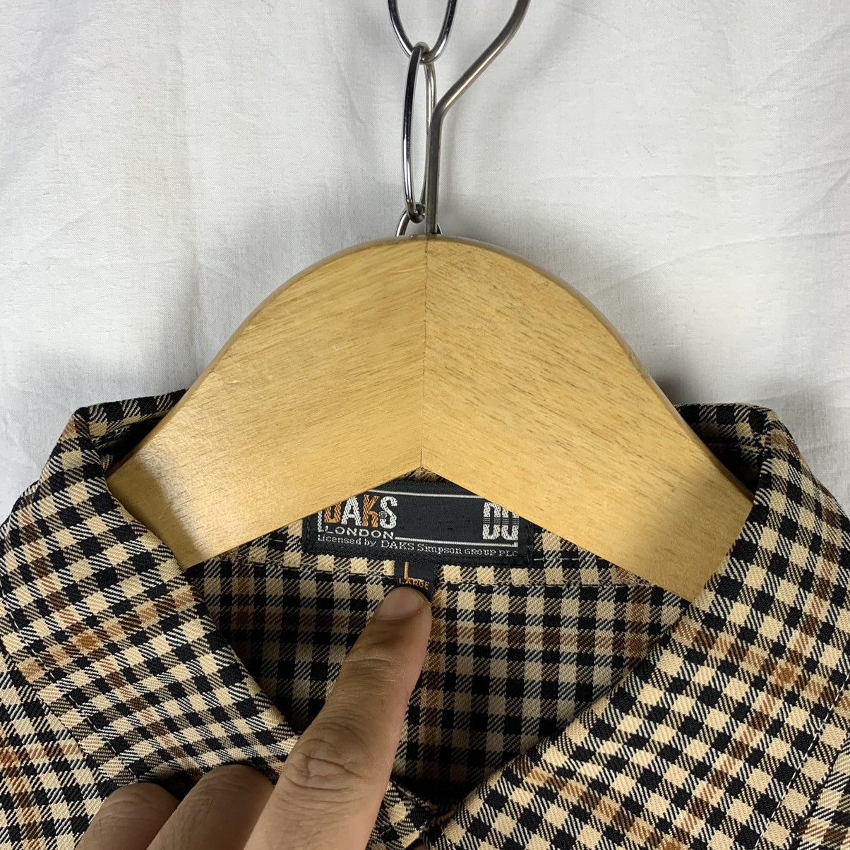 DAKS Vintage Daks London Plaid Shirt Size US L / EU 52-54 / 3 - 4 Thumbnail