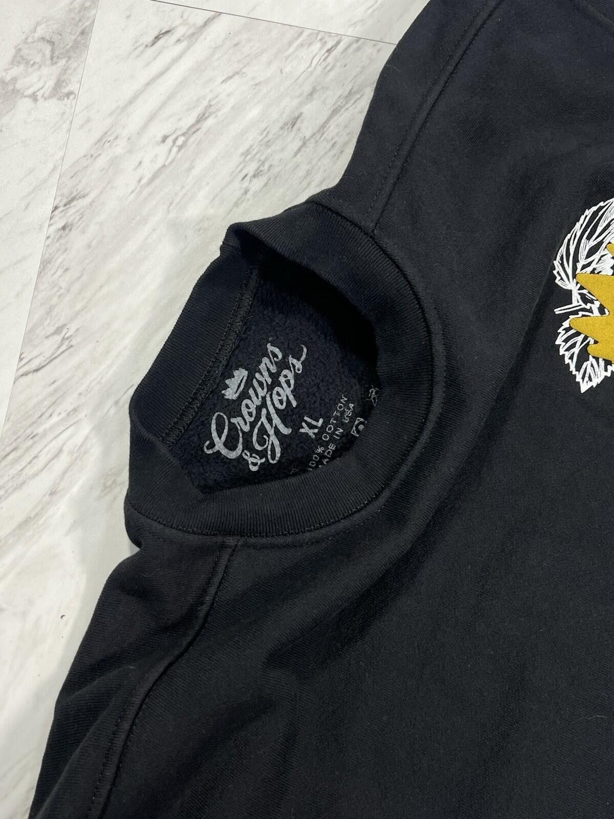 Other Crowns & Hops Brewing Co Crewneck Sweatshirt XL Black #9 Size US XL / EU 56 / 4 - 6 Thumbnail