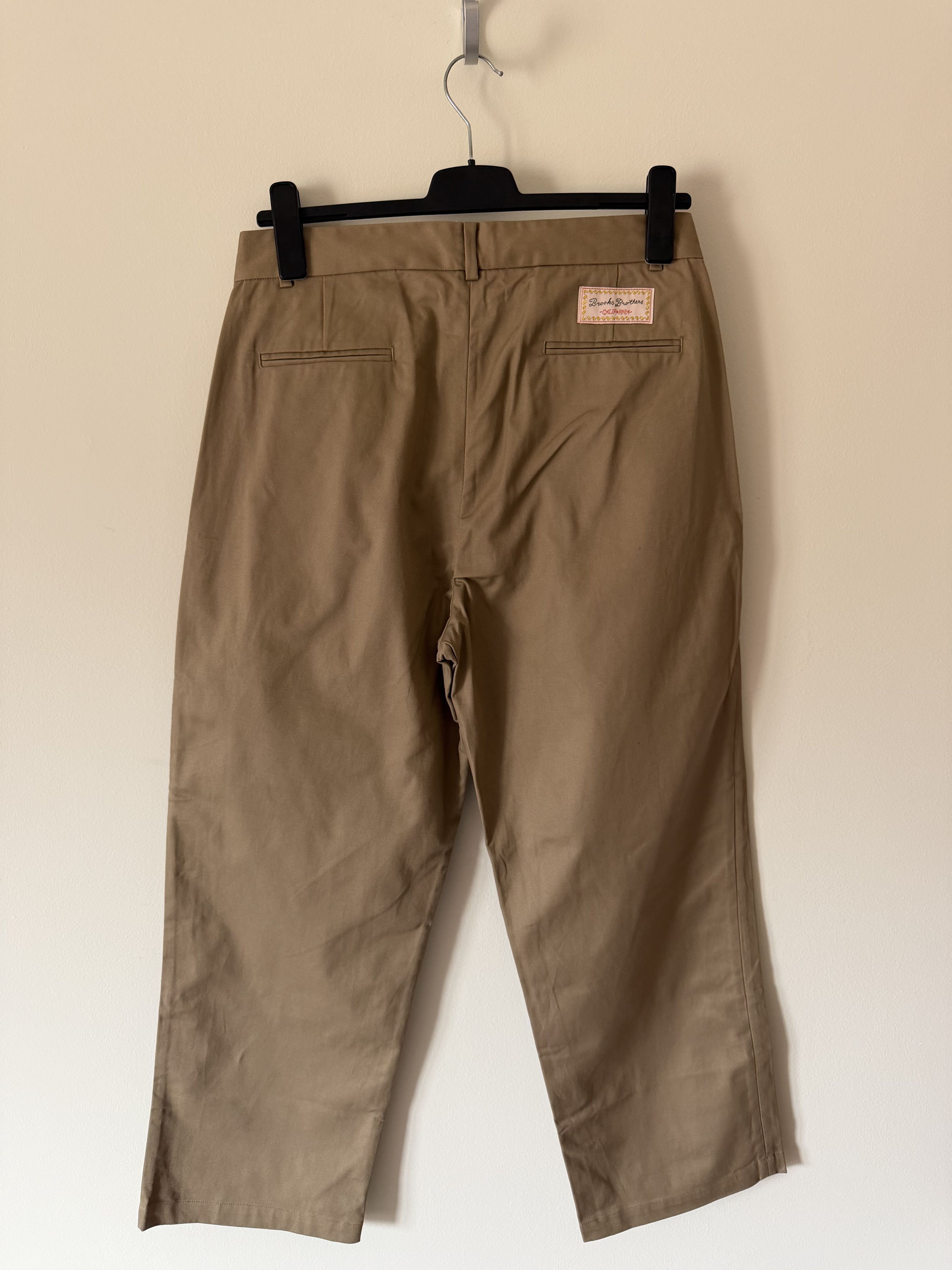 Brain Dead Brain Dead Brooks Brothers California Pleated Trousers Khaki Size US 34 / EU 50 - 5 Thumbnail