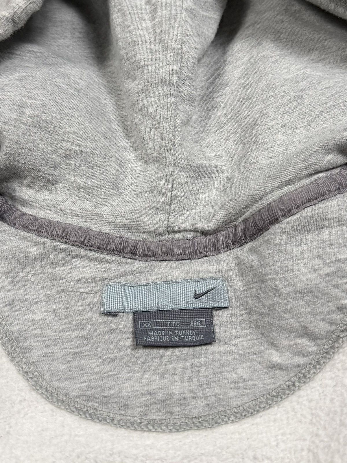 Nike Vintage Y2K Nike Air Embroidered Center Logo Full Zip Hoodie Size US XXL / EU 58 / 5 - 10 Thumbnail