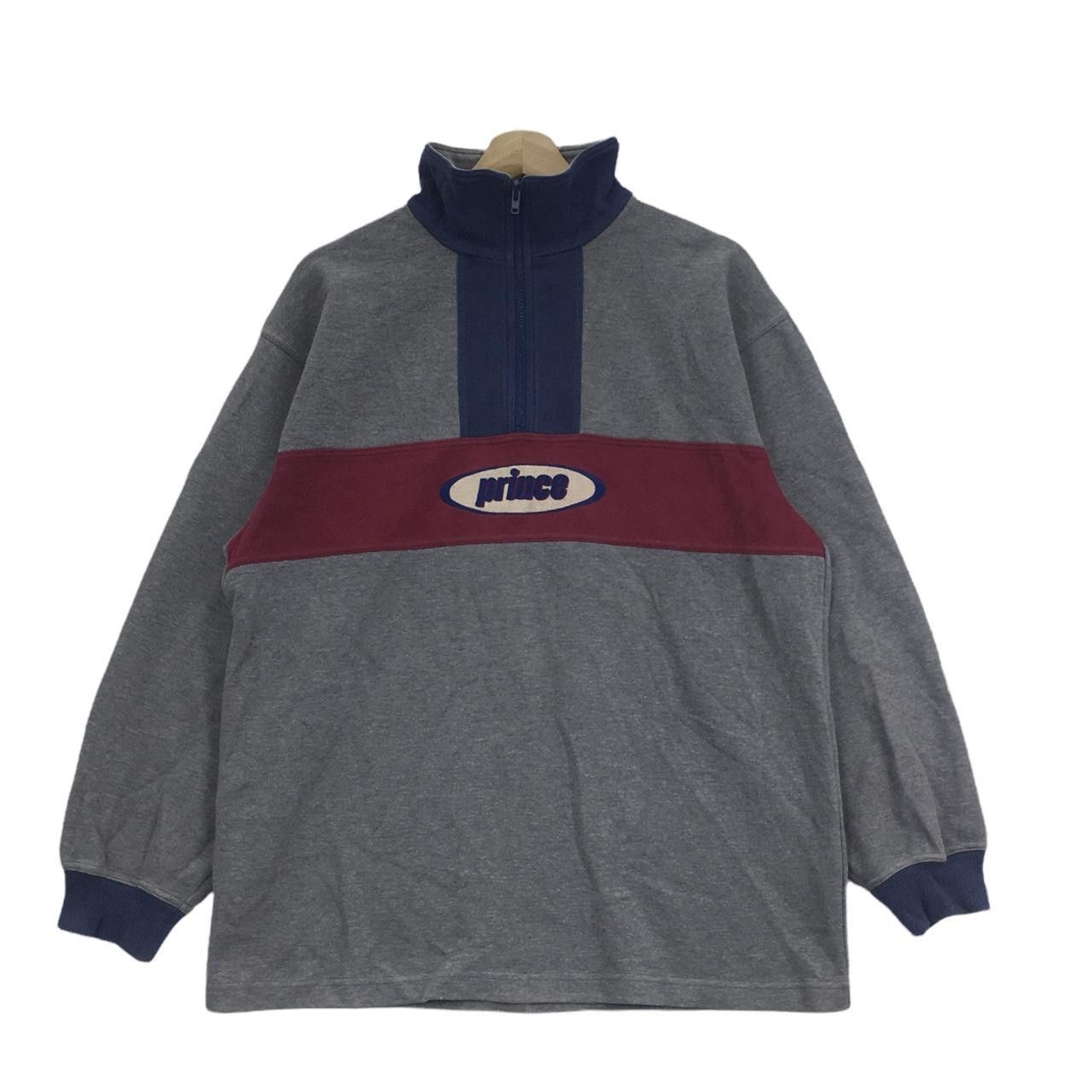 Vintage Vtg 90’ PRINCE TENNIS BASKETBALL Center Logo Fleece Jacket Size US M / EU 48-50 / 2 - 1 Thumbnail