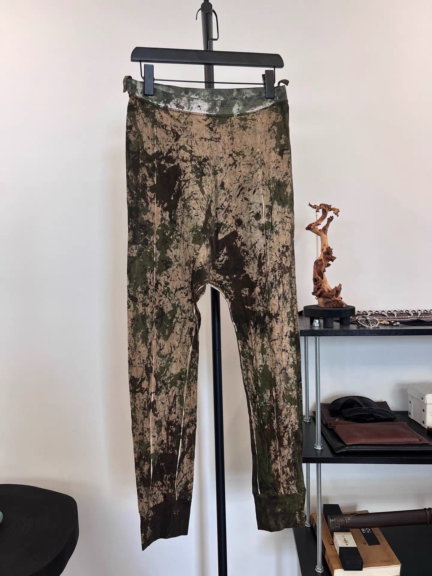 11 By Boris Bidjan Saberi 11by BBS Ink Splatter Camo Tights K35 Size US 35 - 1 Thumbnail