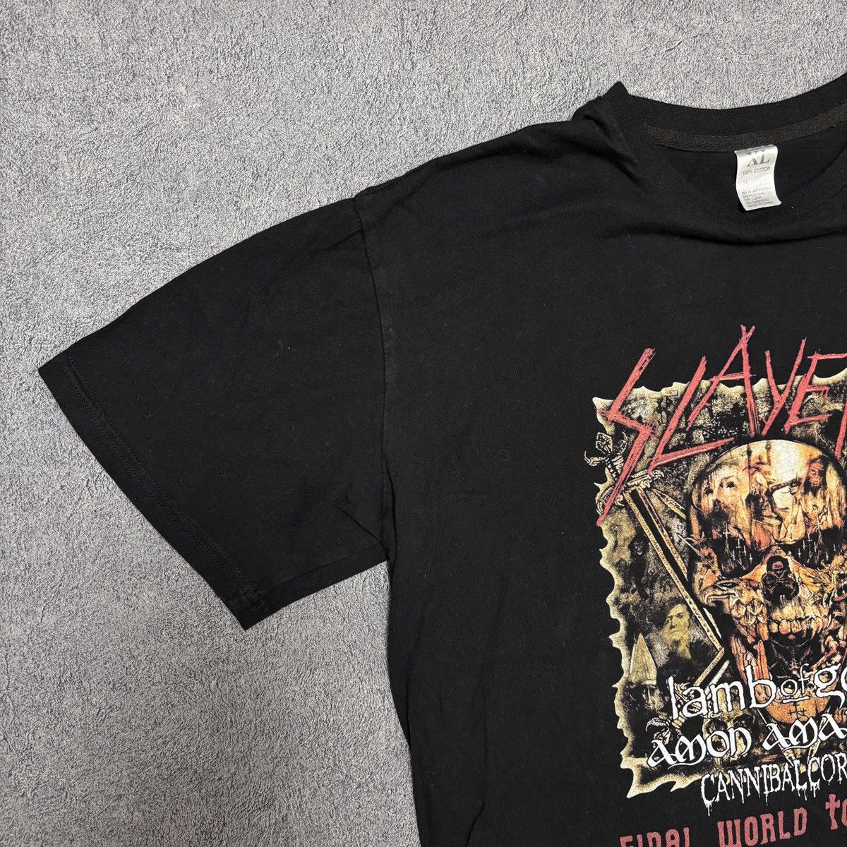 Band Tees × Slayer × Vintage Slayer Vintage Metal Band T Shirts Cannibal Corpse Size US L / EU 52-54 / 3 - 11 Thumbnail