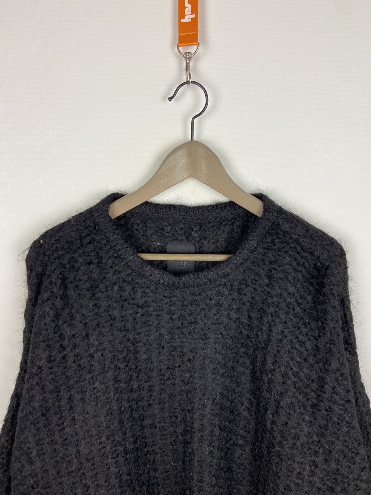 Designer × Thom Krom Thom Krom Black Mens Knitted Sweater Suri Alpaca/Wool Sz S Size US S / EU 44-46 / 1 - 3 Thumbnail