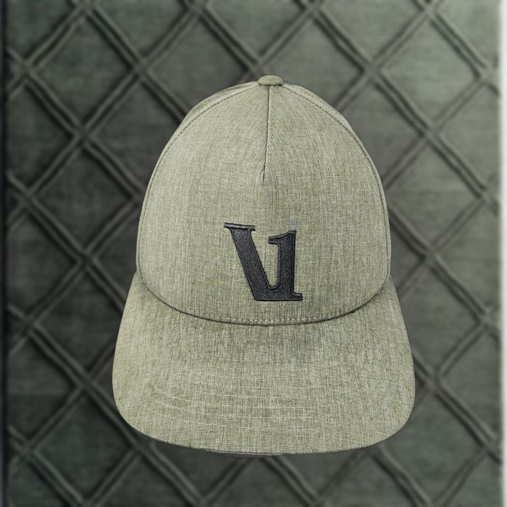 Vuori Vuori Hat Cap Baseball Snap Back One Size Green Mens Logo Performance Stretch Adaptable Casual Summer Solid Polyester Spandex Size ONE SIZE - 1 Thumbnail