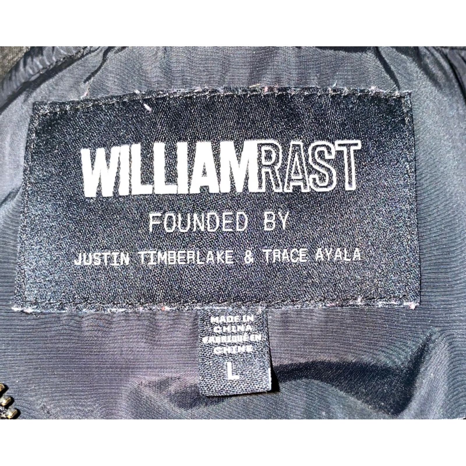 Vintage William Rast Mens Black Full Zip Jacket Size L Size US L / EU 52-54 / 3 - 6 Thumbnail