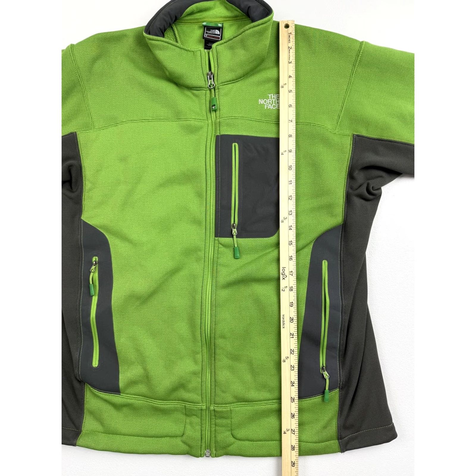The North Face The North Face Summit Series Jacket Mens L Green Full Zip Softshell Stretch Pockets Wind-Resistant" Size US L / EU 52-54 / 3 - 6 Thumbnail