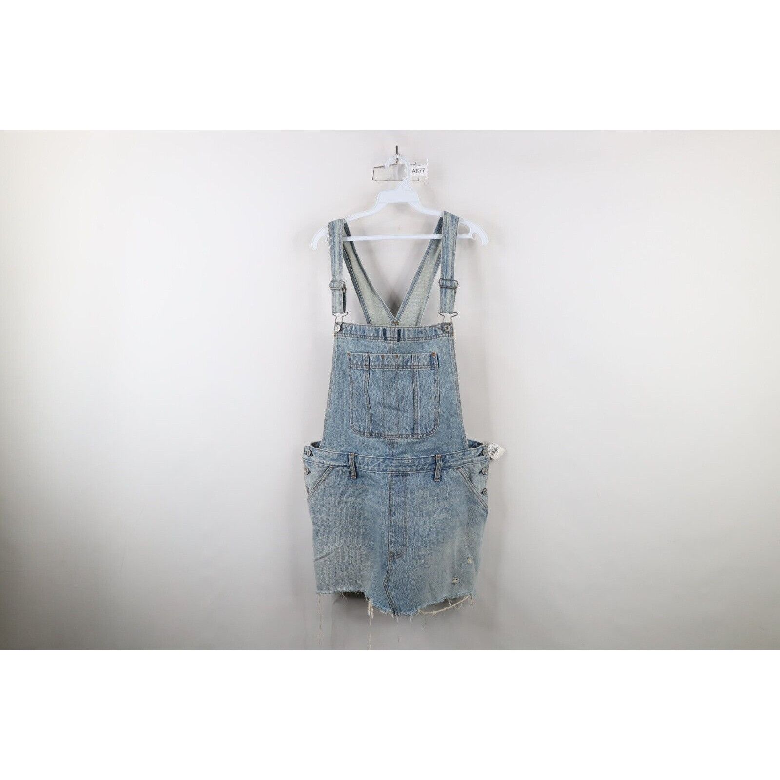 Abercrombie & Fitch × Vintage Deadstock Y2K Abercrombie & Fitch Denim Overalls Dress Size XL / US 12-14 / IT 48-50 - 1 Thumbnail