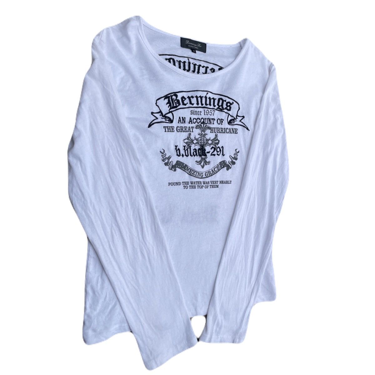 If Six Was Nine 2000s Japanese archive Vkei Cross Poem Long Sleeve Tee Size US XS / EU 42 / 0 - 3 Thumbnail