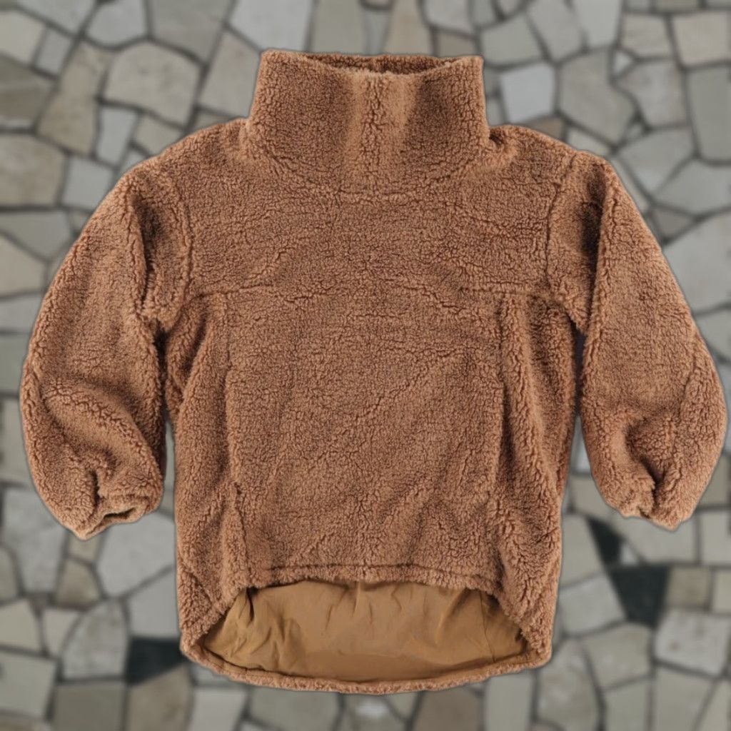 Lululemon Lululemon Warmth Restore Long Pullover Women's Tan 10 Sweater Shirt Mock Long Sleeve Regular Fit Vintage N/A Size L / US 10 / IT 46 - 1 Thumbnail