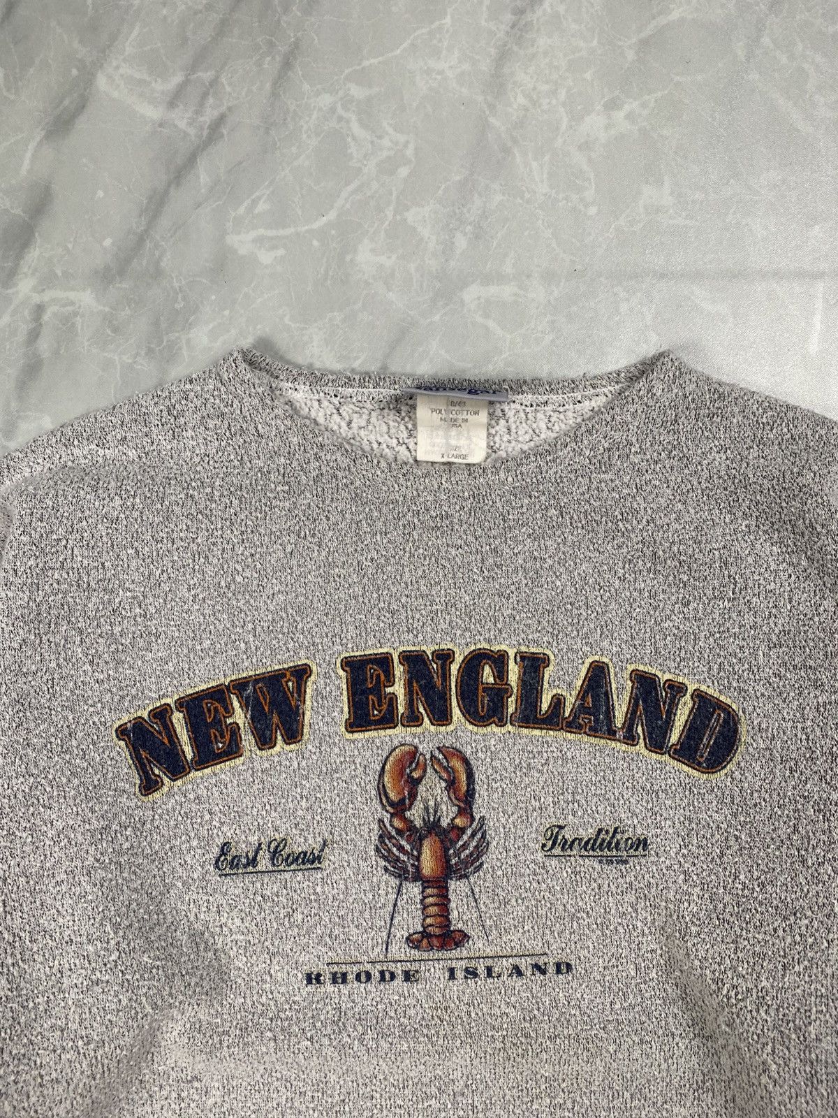 Other Vintage 90s Sansegal New England Rhode Island Fleece Boxy Size US M / EU 48-50 / 2 - 2 Thumbnail