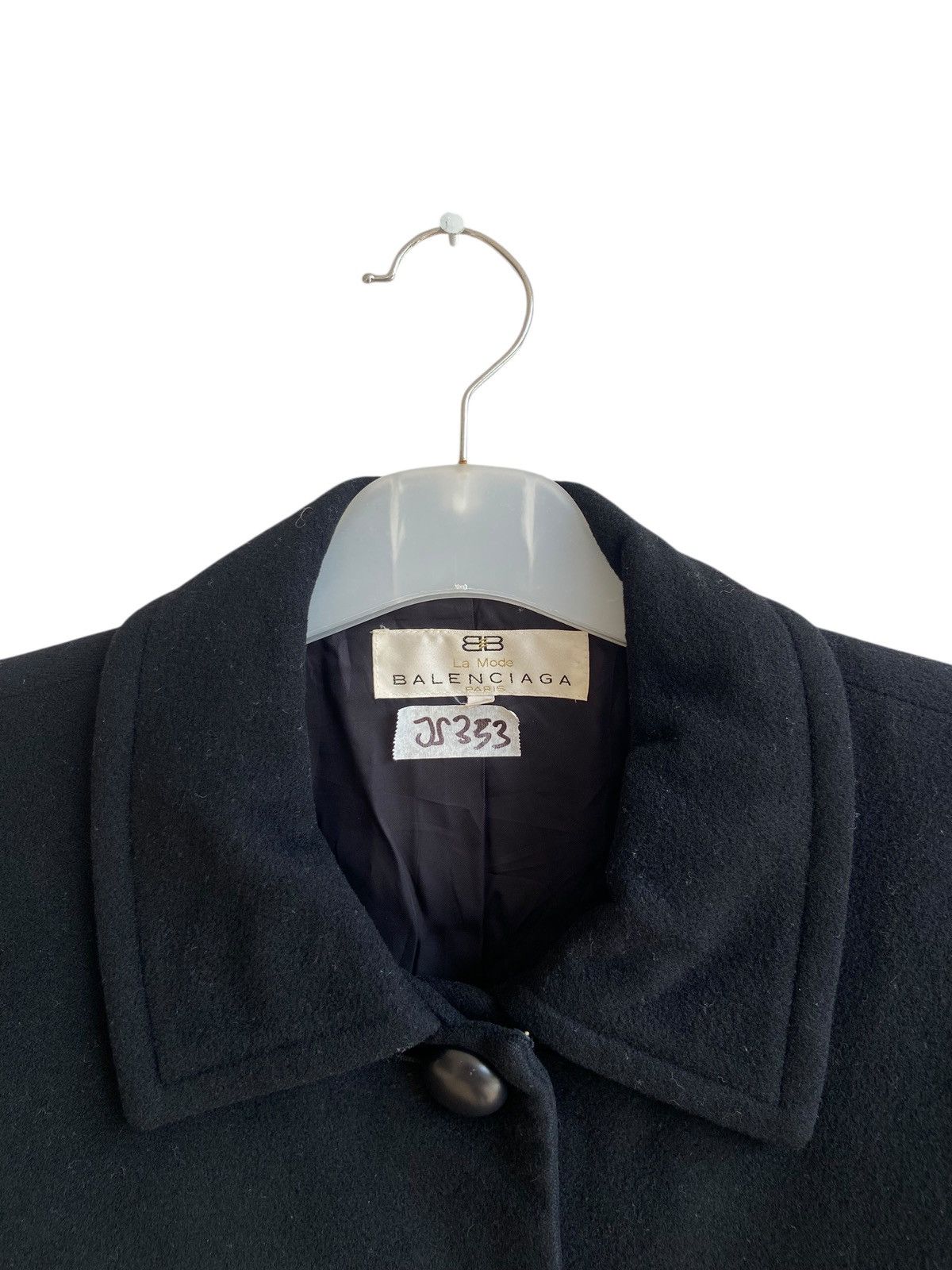 Balenciaga Vintage La Mode Balenciaga Wool Coat Size M / US 6-8 / IT 42-44 - 4 Thumbnail