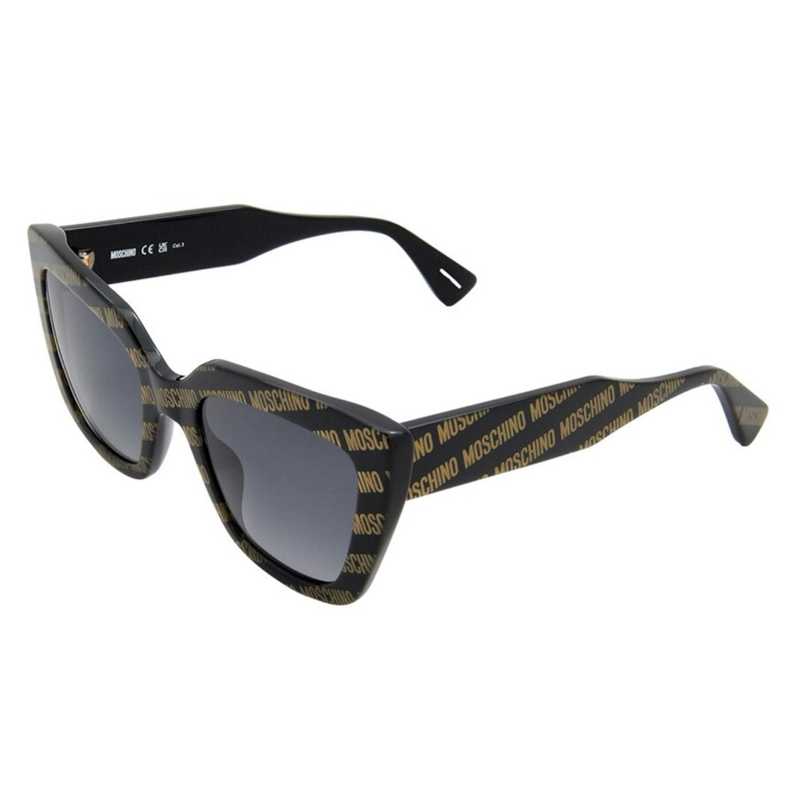 Moschino New! Moschino Black Sunglasses, MOS148/S 7RM9O, Authentic Size ONE SIZE - 4 Thumbnail