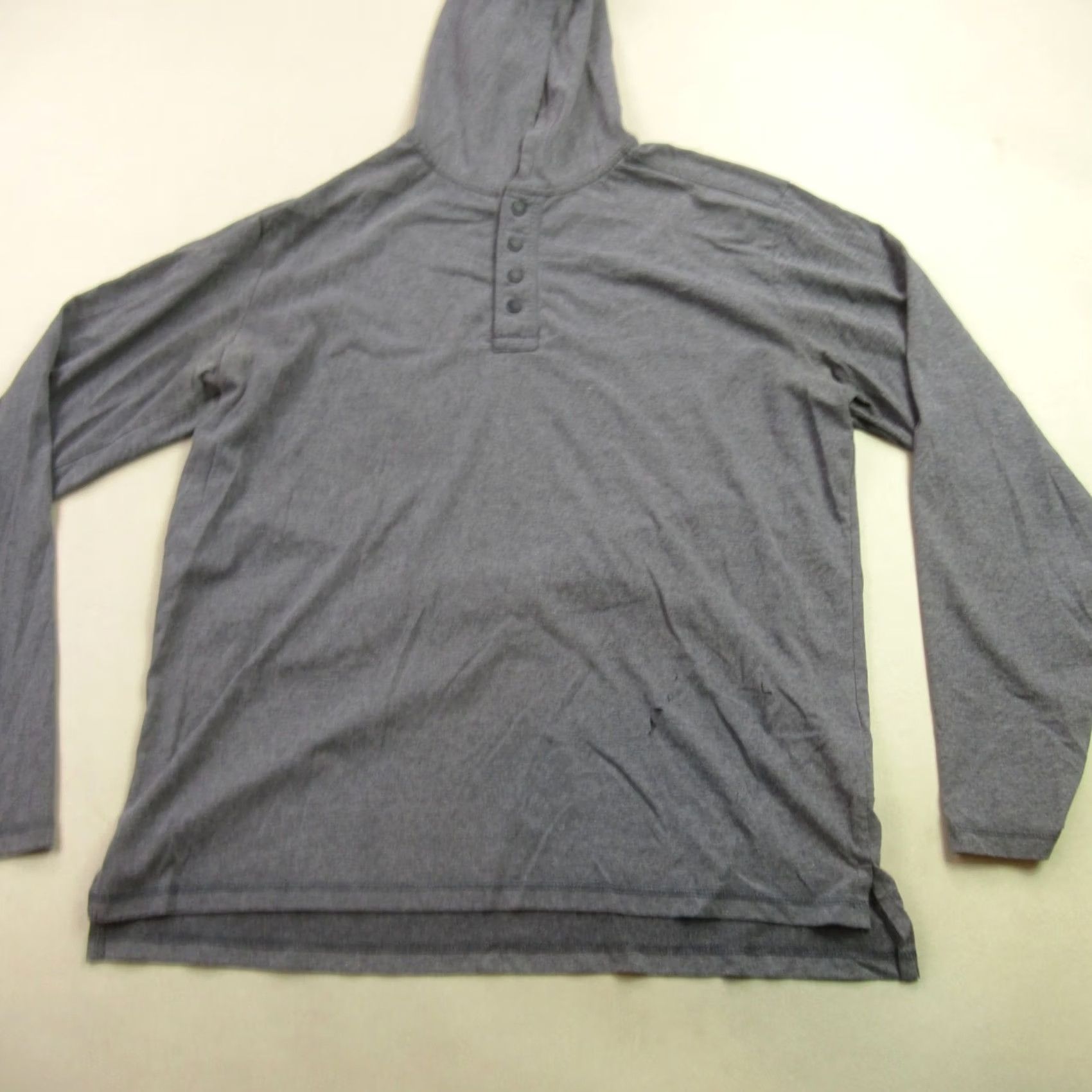 Mountain Khakis Mountain Khakis Hoodie Mens L Long Sleeve Pullover 1/4 Snap Gray Sweatshirt Pullover Hooded Regular Fit Casual Size US L / EU 52-54 / 3 - 2 Thumbnail