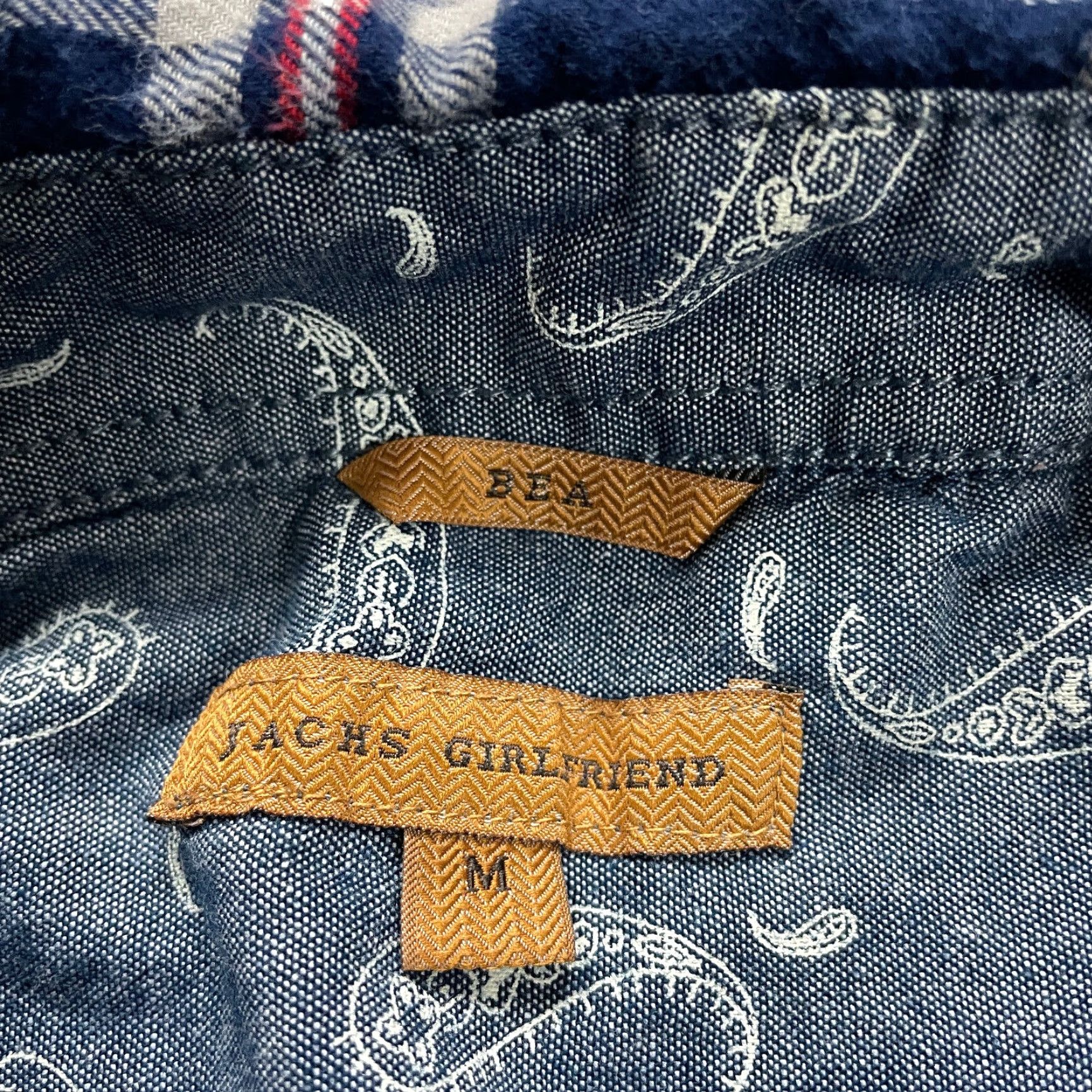 Vintage VINTAGE JACHS Girlfriend Shirt Womens Medium Flannel Plaid Casual Long Sleeve Fall Spring Summer Women Size M / US 6-8 / IT 42-44 - 3 Thumbnail