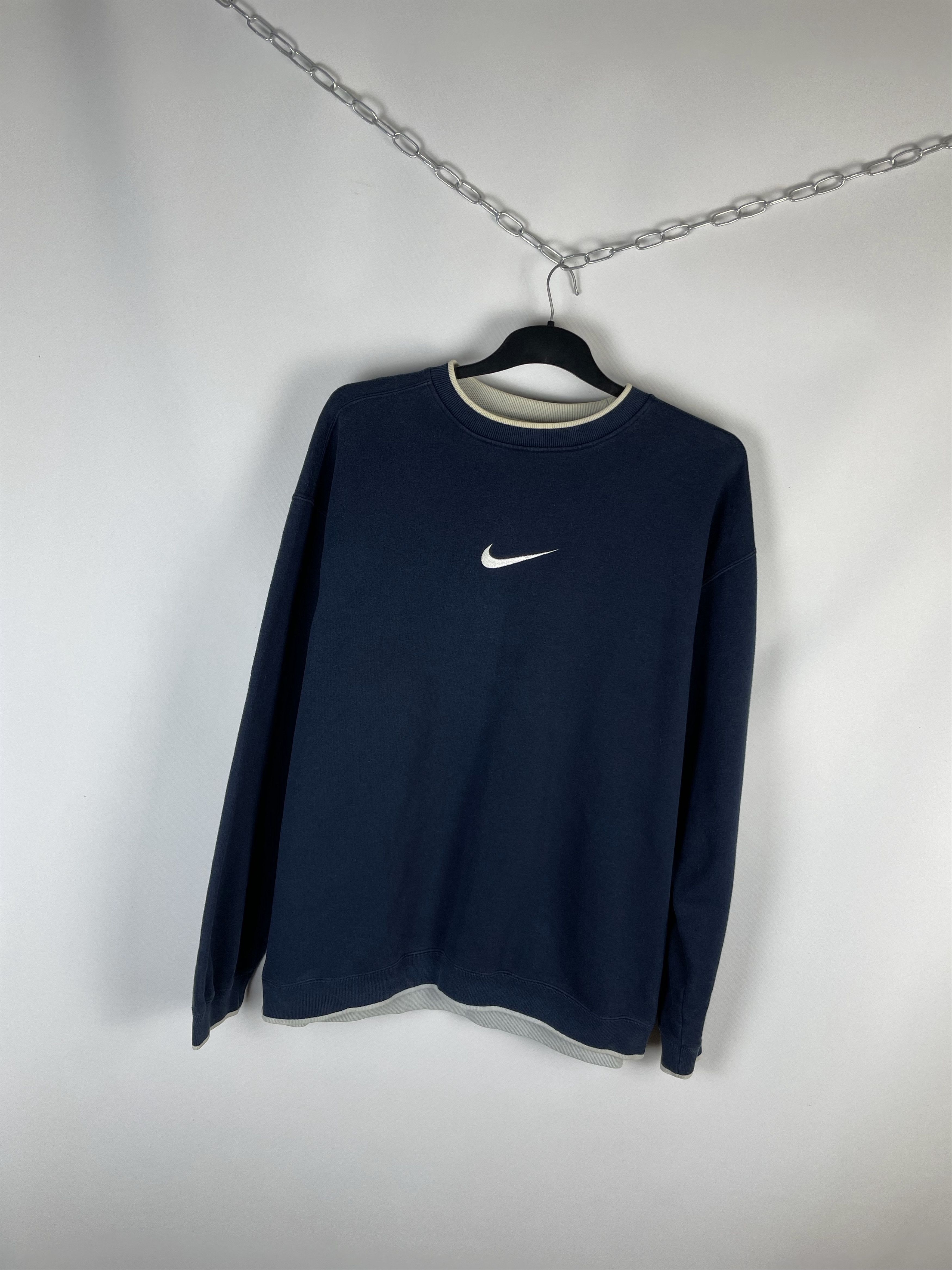 Nike Vintage Nike Big Logo sweatshirt Size US XL / EU 56 / 4 - 2 Thumbnail