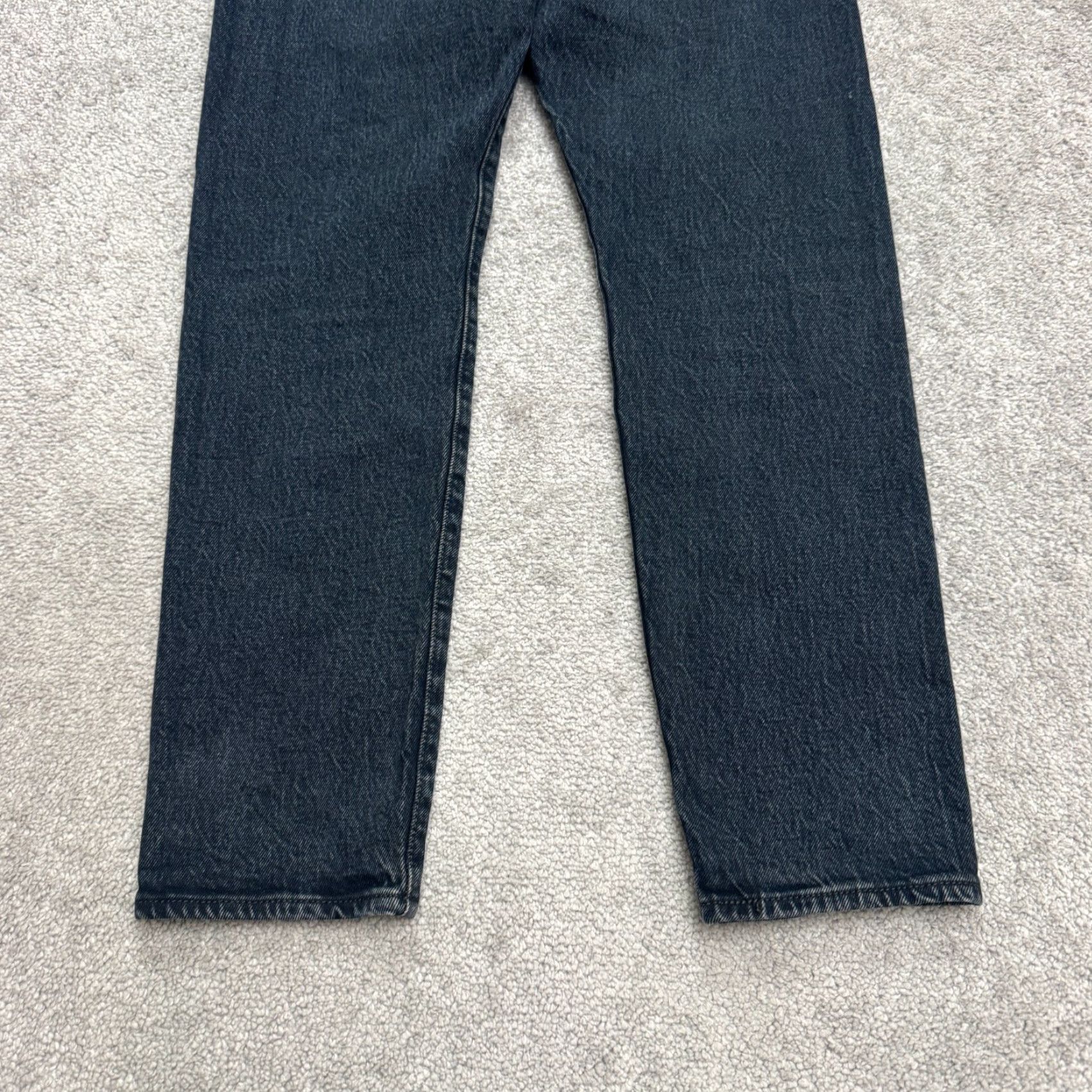 Levi's Levi's Wedgie Icon Button Fly Ankle Denim Jeans Women 27 Black High Rise Stretch Size 27" / US 4 / IT 40 - 4 Thumbnail
