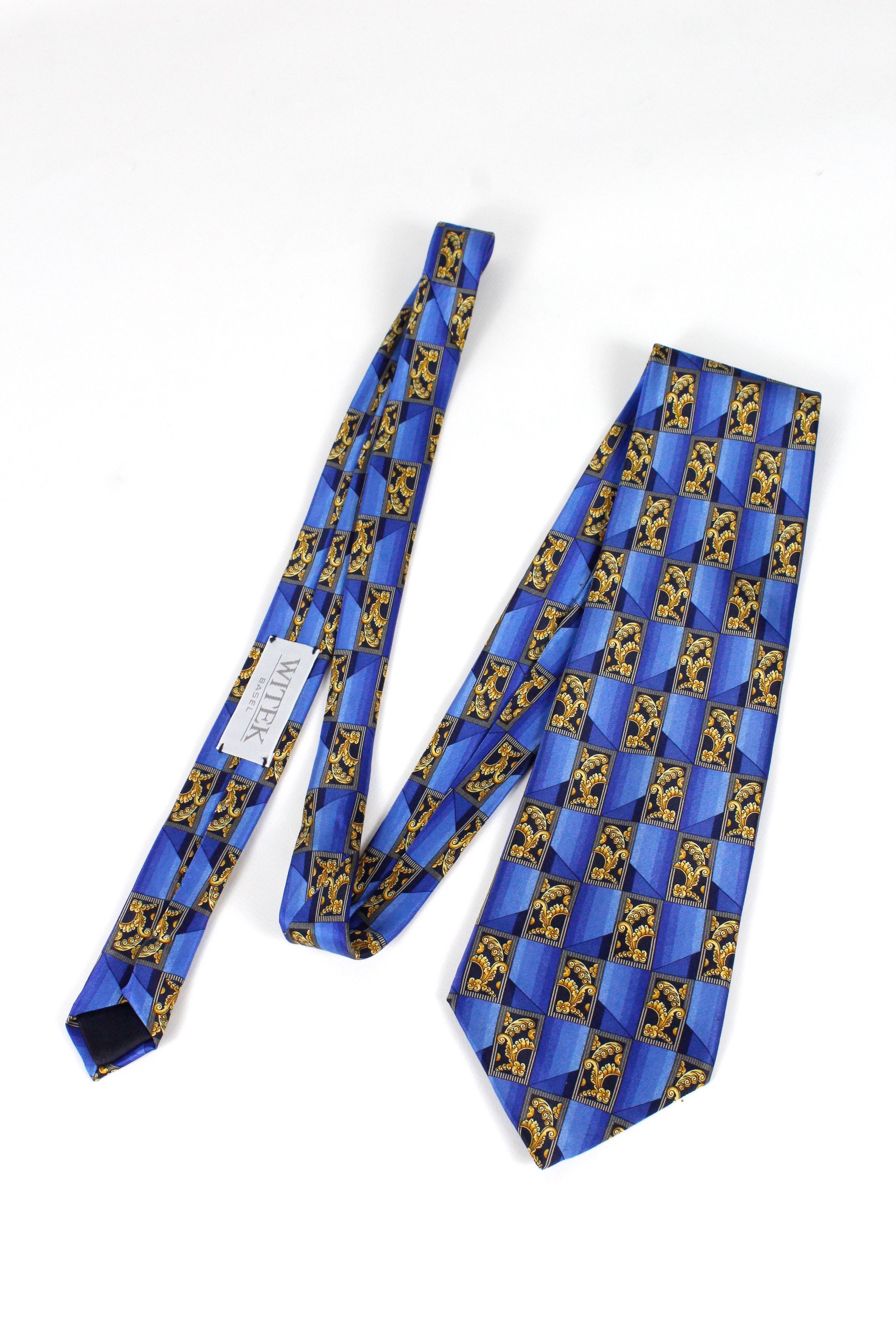 Lanvin Vintage Lanvin Paris Witek Baroque Silk Tie Cravatte NZ Size ONE SIZE - 1 Thumbnail