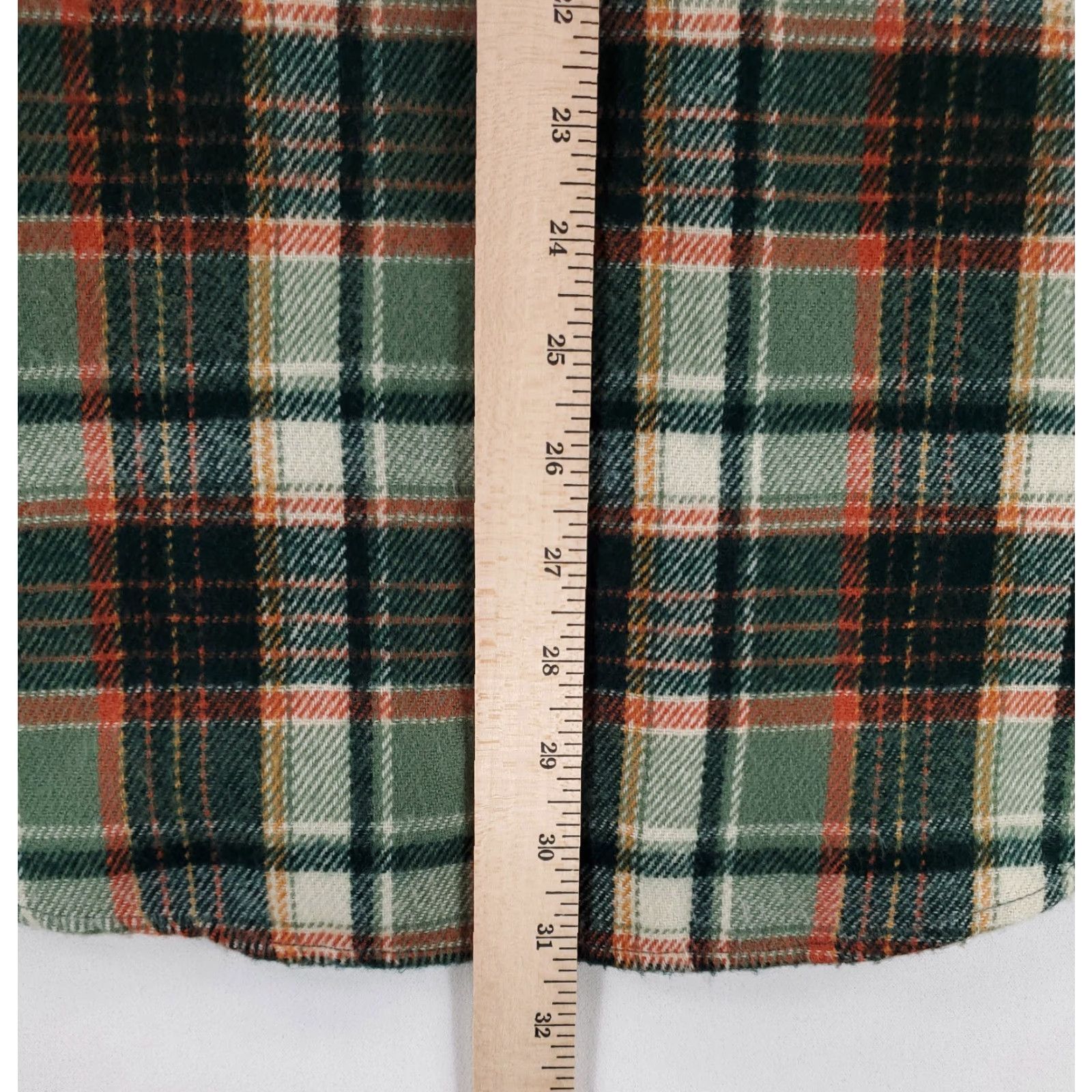 Penn VINTAGE JC Penney 70s Green Plaid Flannel Button-Up Shirt Long Sleeve Mens XL Size US XL / EU 56 / 4 - 6 Thumbnail